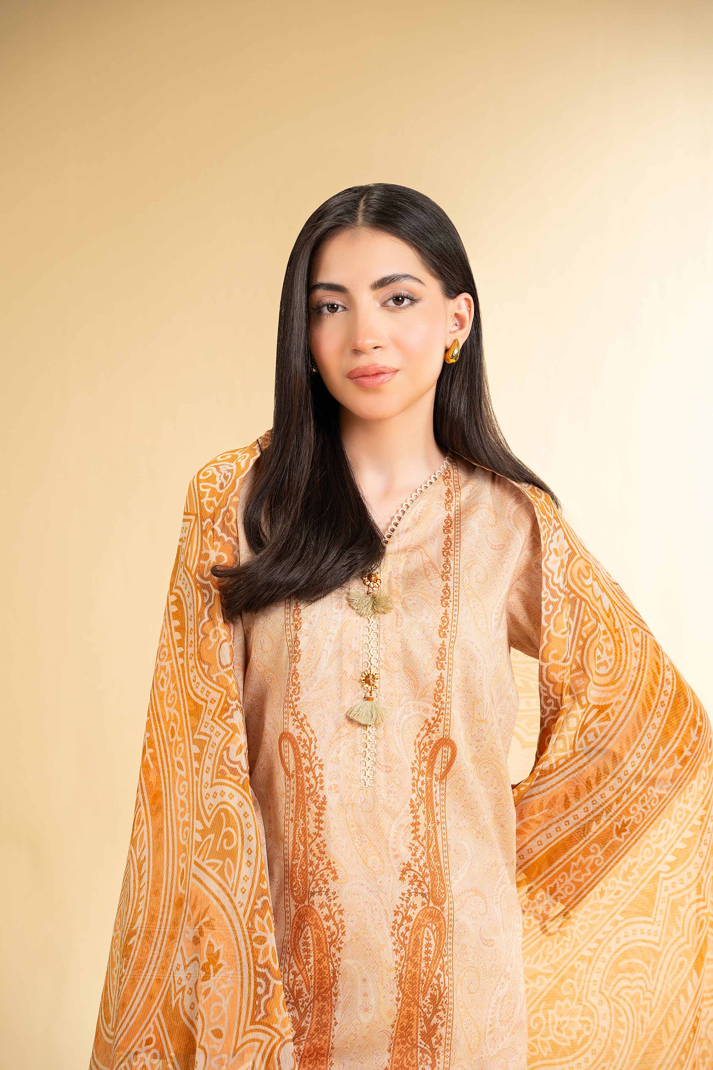 3 Piece - Digital Printed Embroidered Suit - 42501644 for Women - Unstitched Collection | Nishat | Shop Online