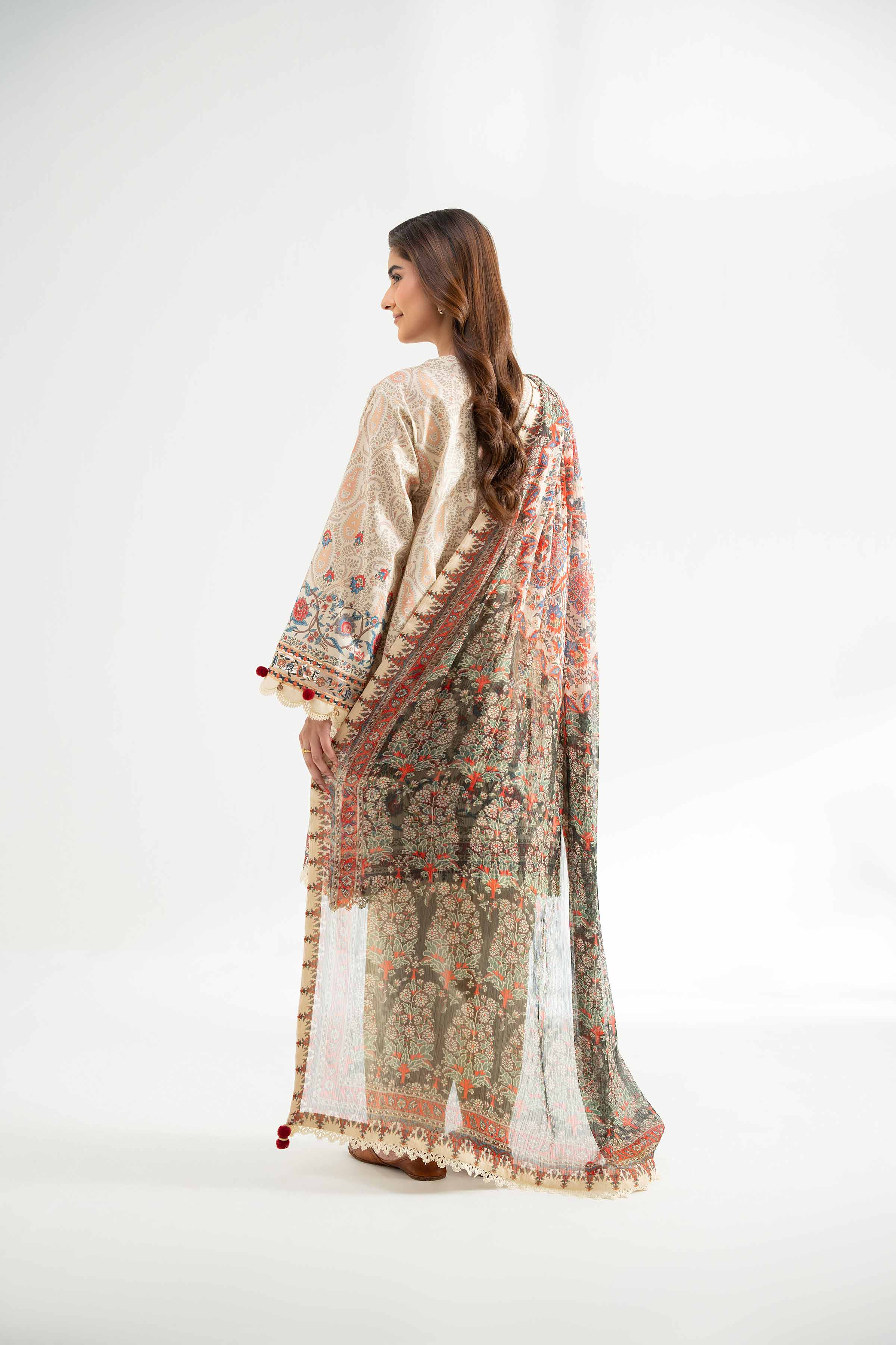 3 Piece - Digital Printed Embroidered Suit - 42501645 for Women - Unstitched Collection | Nishat | Shop Online