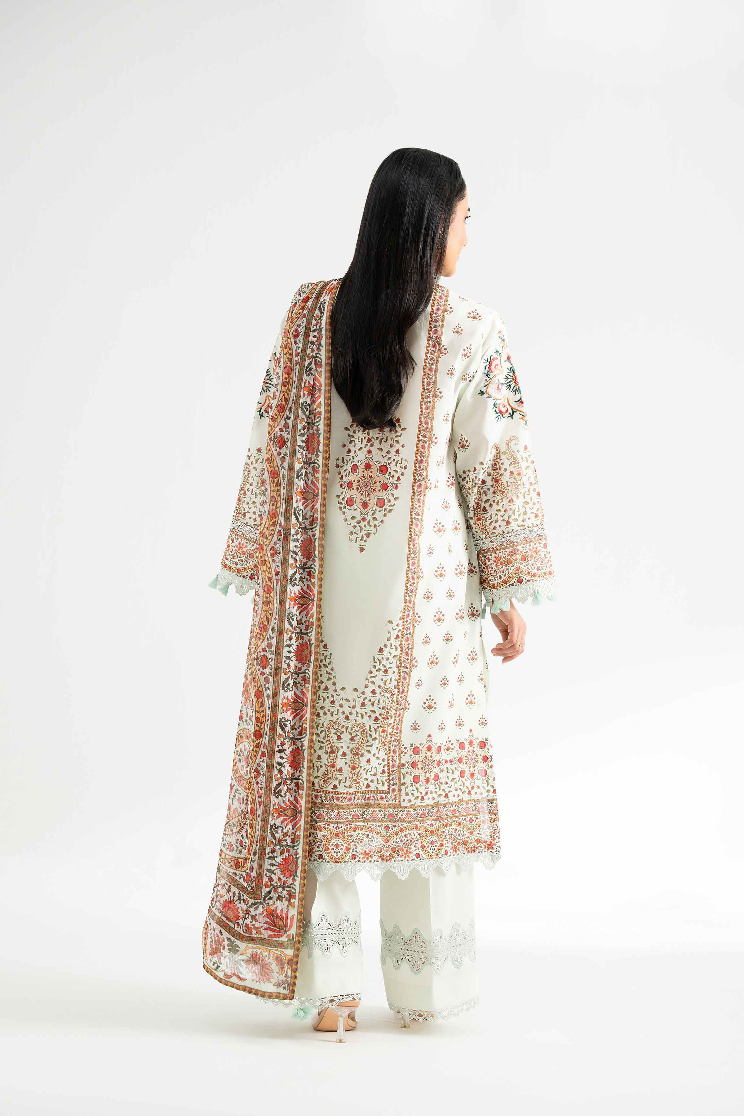 3 Piece - Digital Printed Embroidered Suit - 42501647 for Women - Unstitched Collection | Nishat | Shop Online