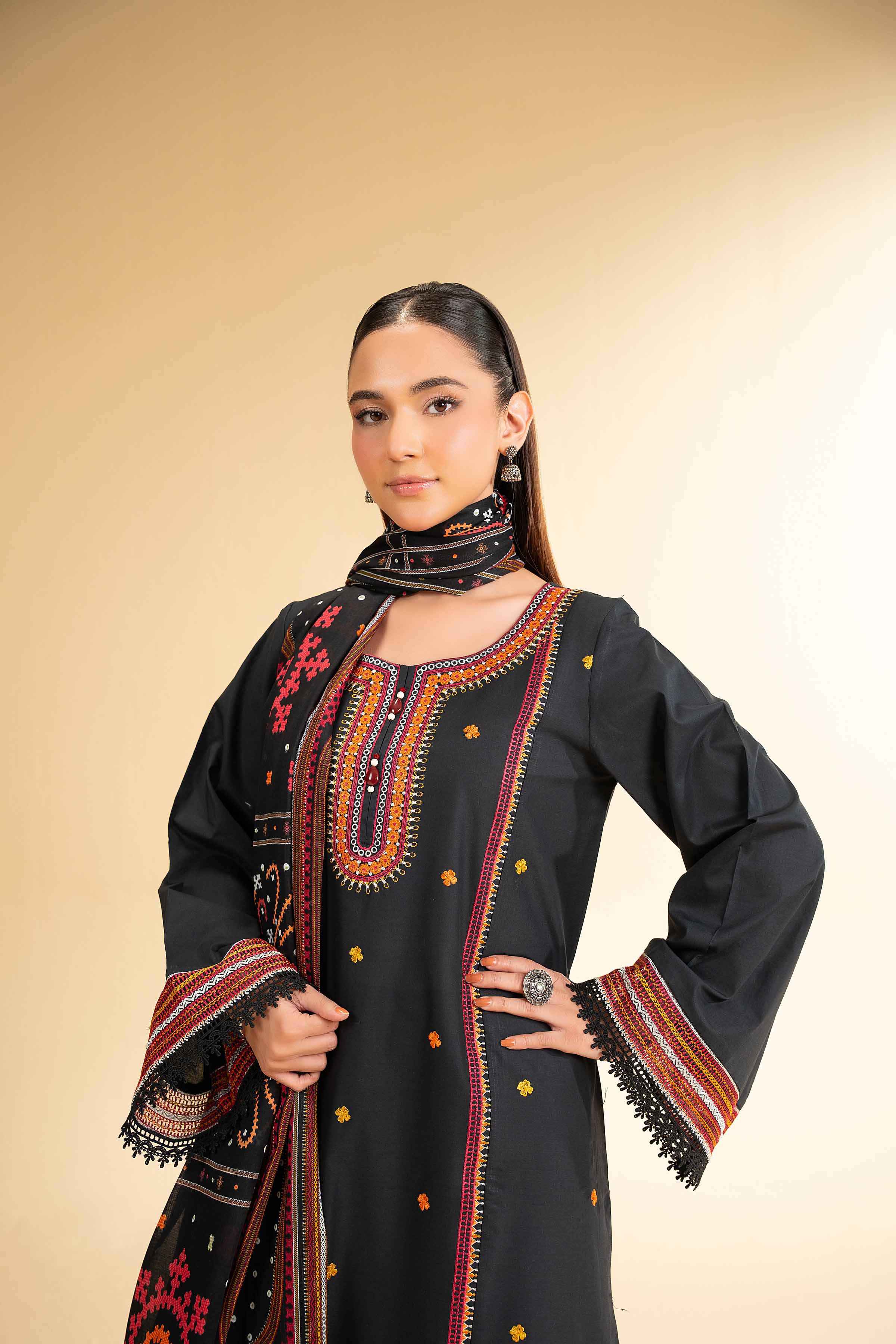 3 Piece - Printed Embroidered Suit - 42501651 for Women - Unstitched Collection | Nishat | Shop Online
