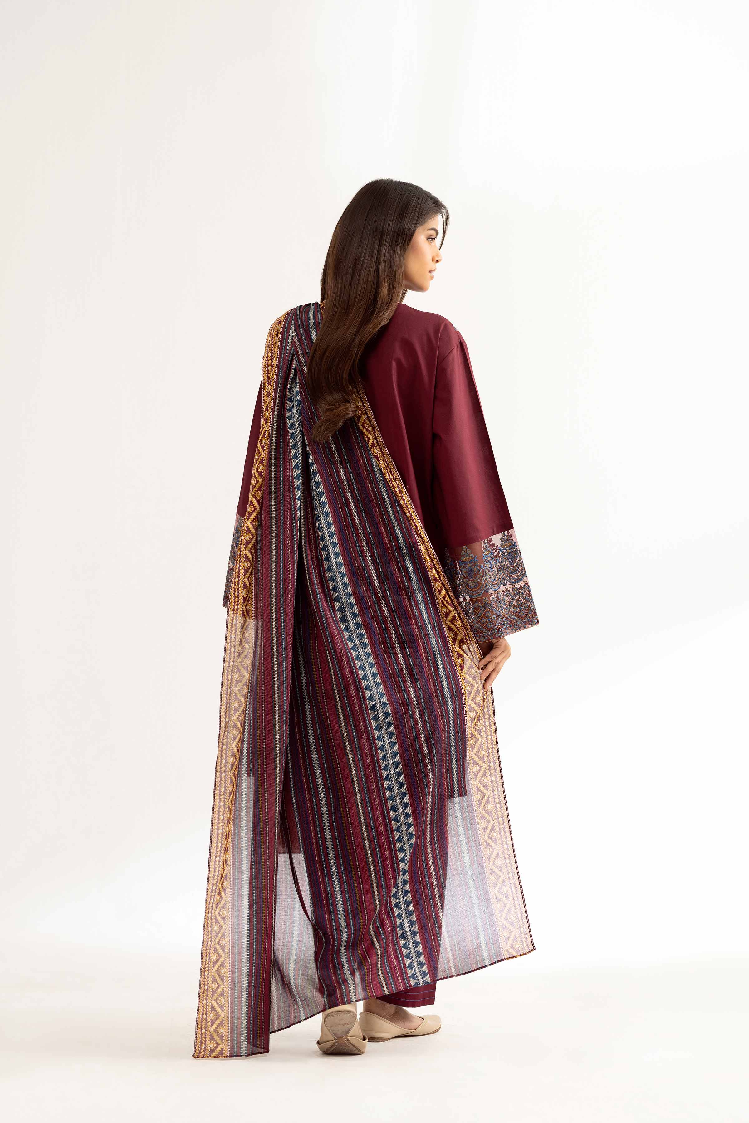 3 Piece - Printed Embroidered Suit - 42501653 for Women - Unstitched Collection | Nishat | Shop Online