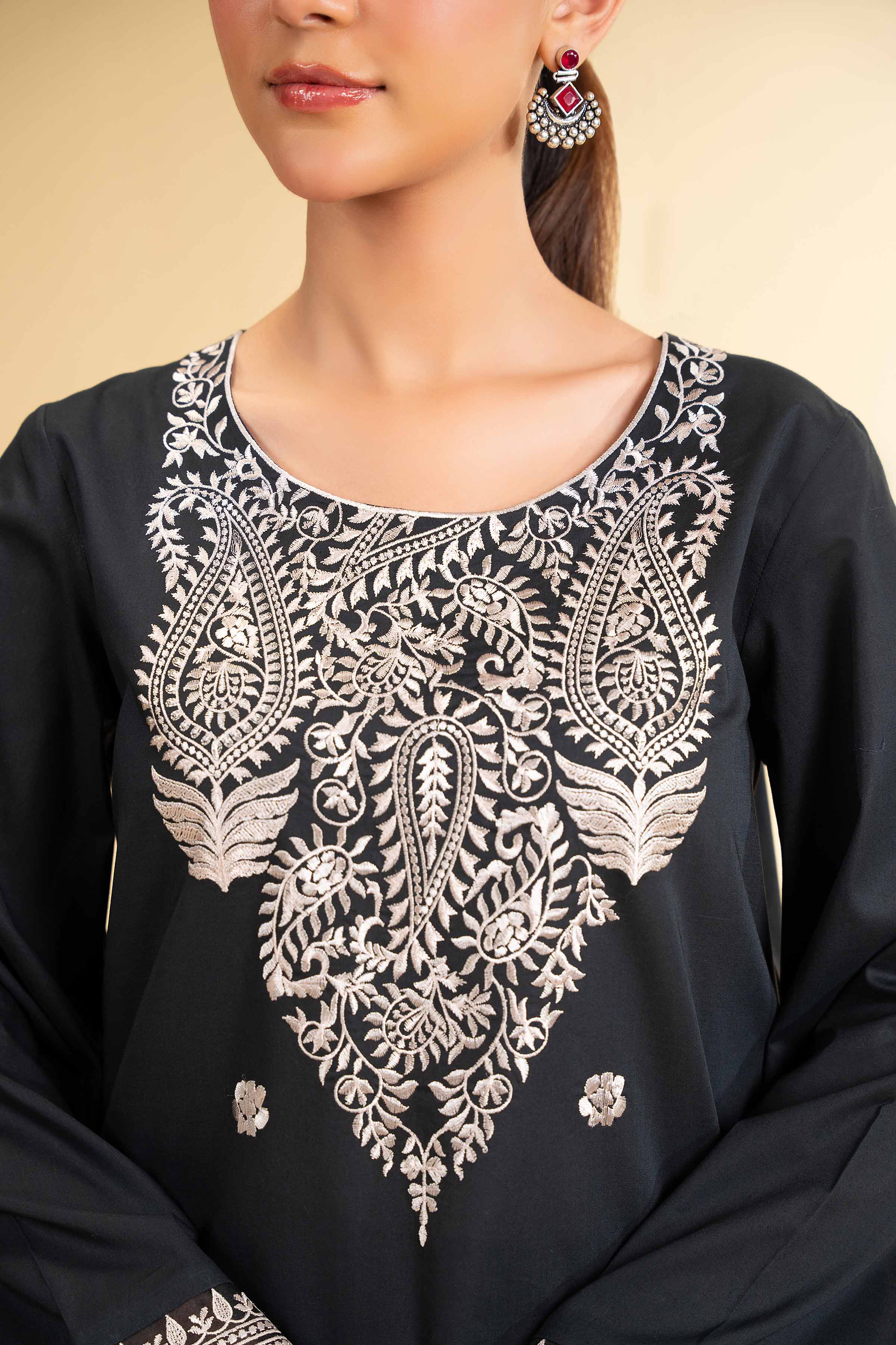 3 Piece - Printed Embroidered Suit - 42501654 for Women - Unstitched Collection | Nishat | Shop Online