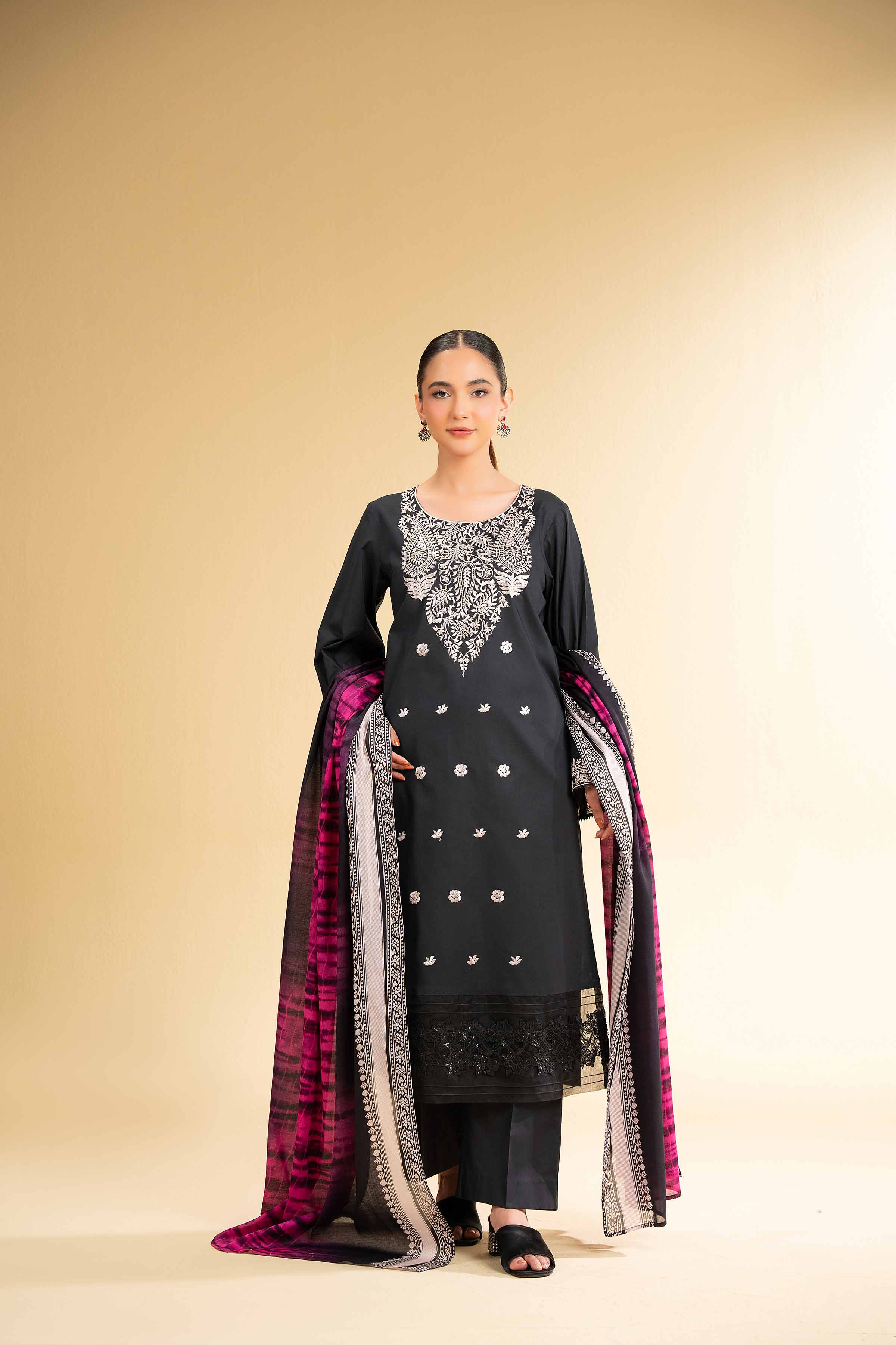 3 Piece - Printed Embroidered Suit - 42501654 for Women - Unstitched Collection | Nishat | Shop Online