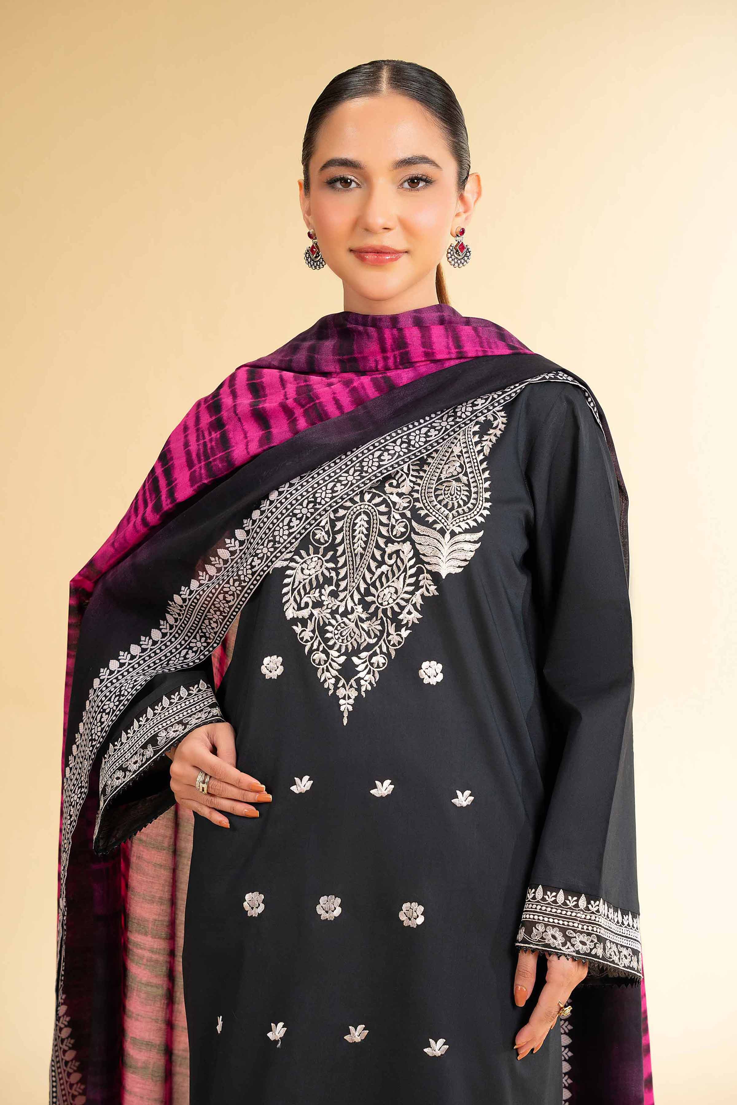 3 Piece - Printed Embroidered Suit - 42501654 for Women - Unstitched Collection | Nishat | Shop Online