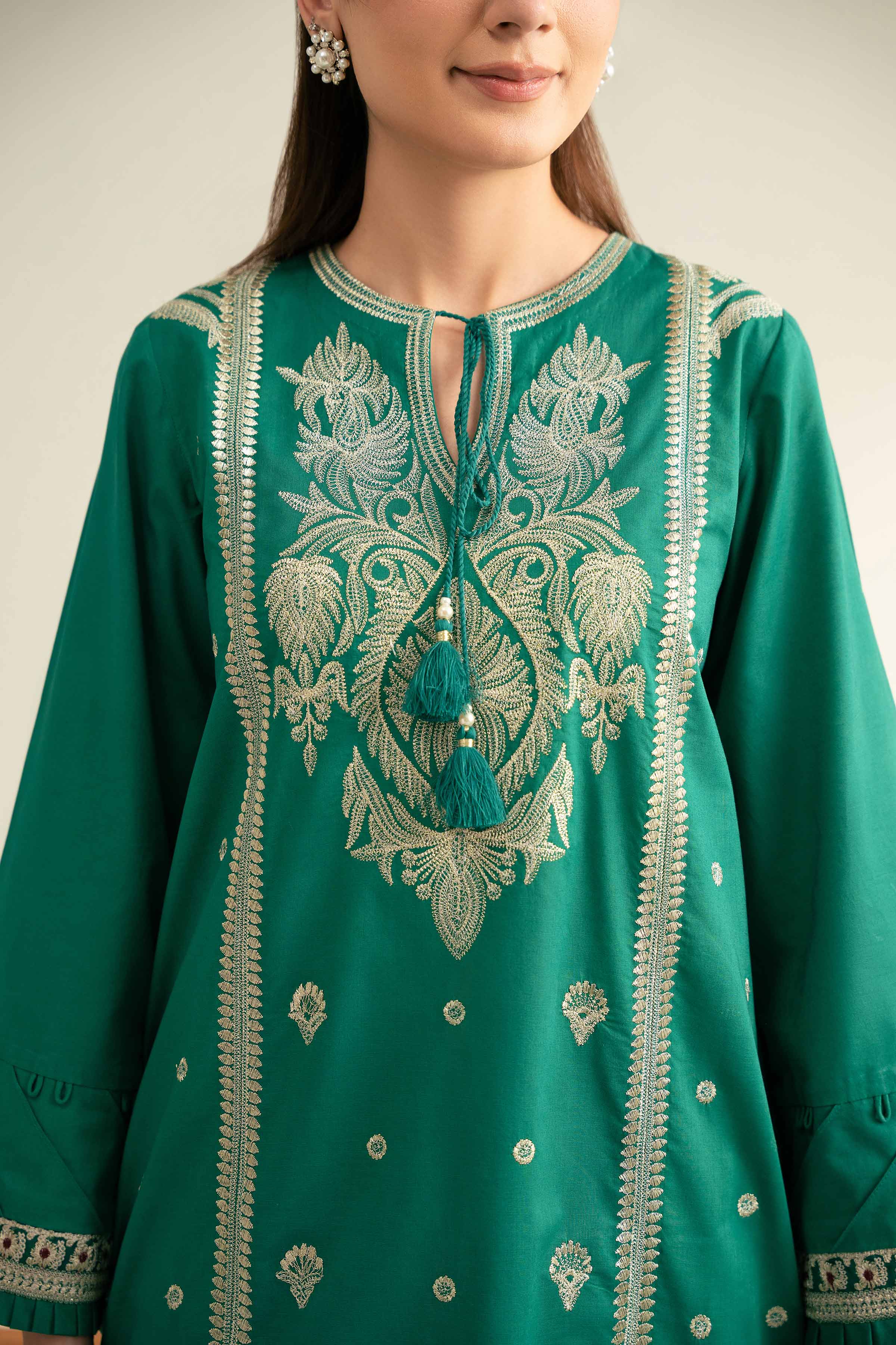 3 Piece - Printed Embroidered Suit - 42501655 for Women - Unstitched Collection | Nishat | Shop Online