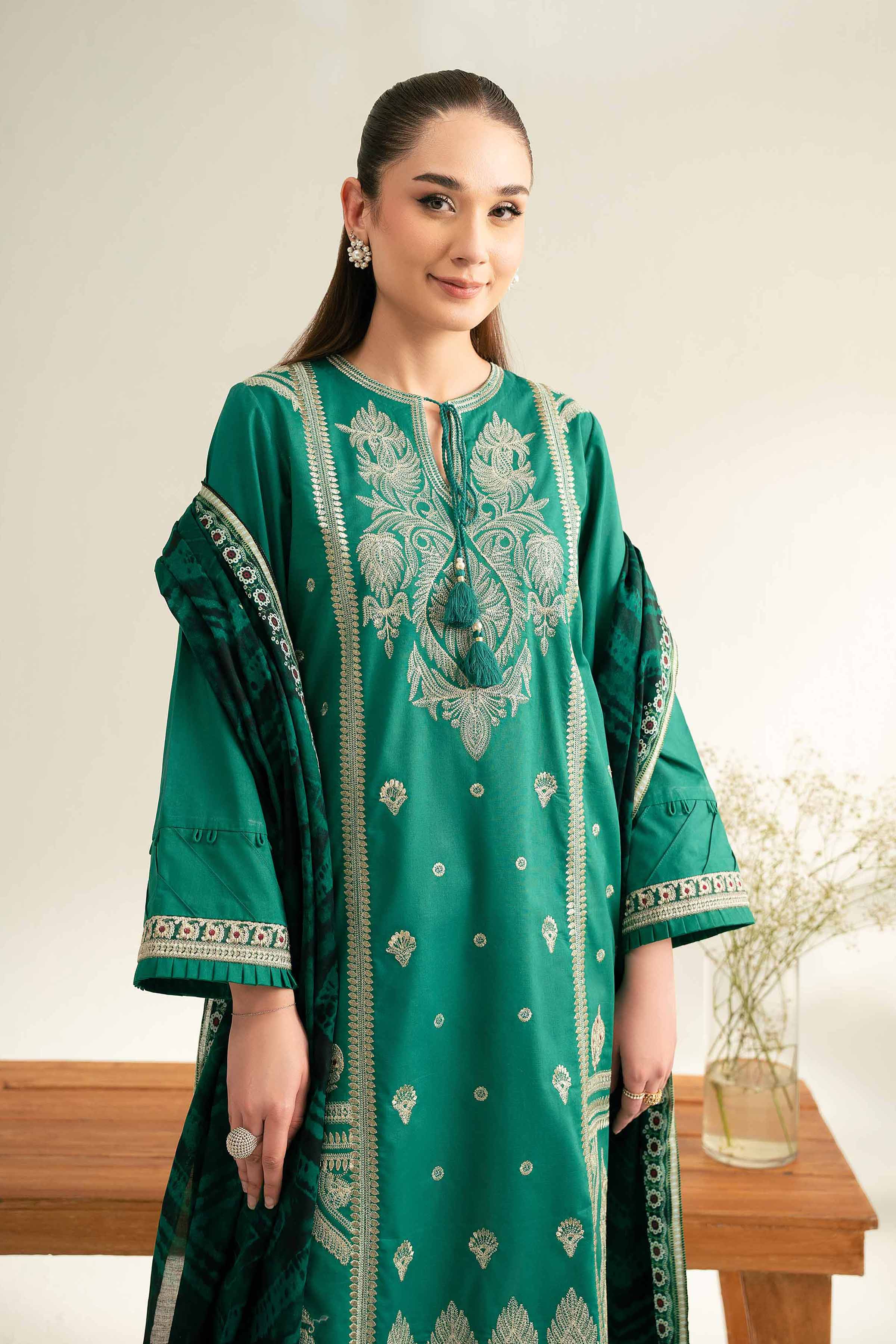 3 Piece - Printed Embroidered Suit - 42501655 for Women - Unstitched Collection | Nishat | Shop Online