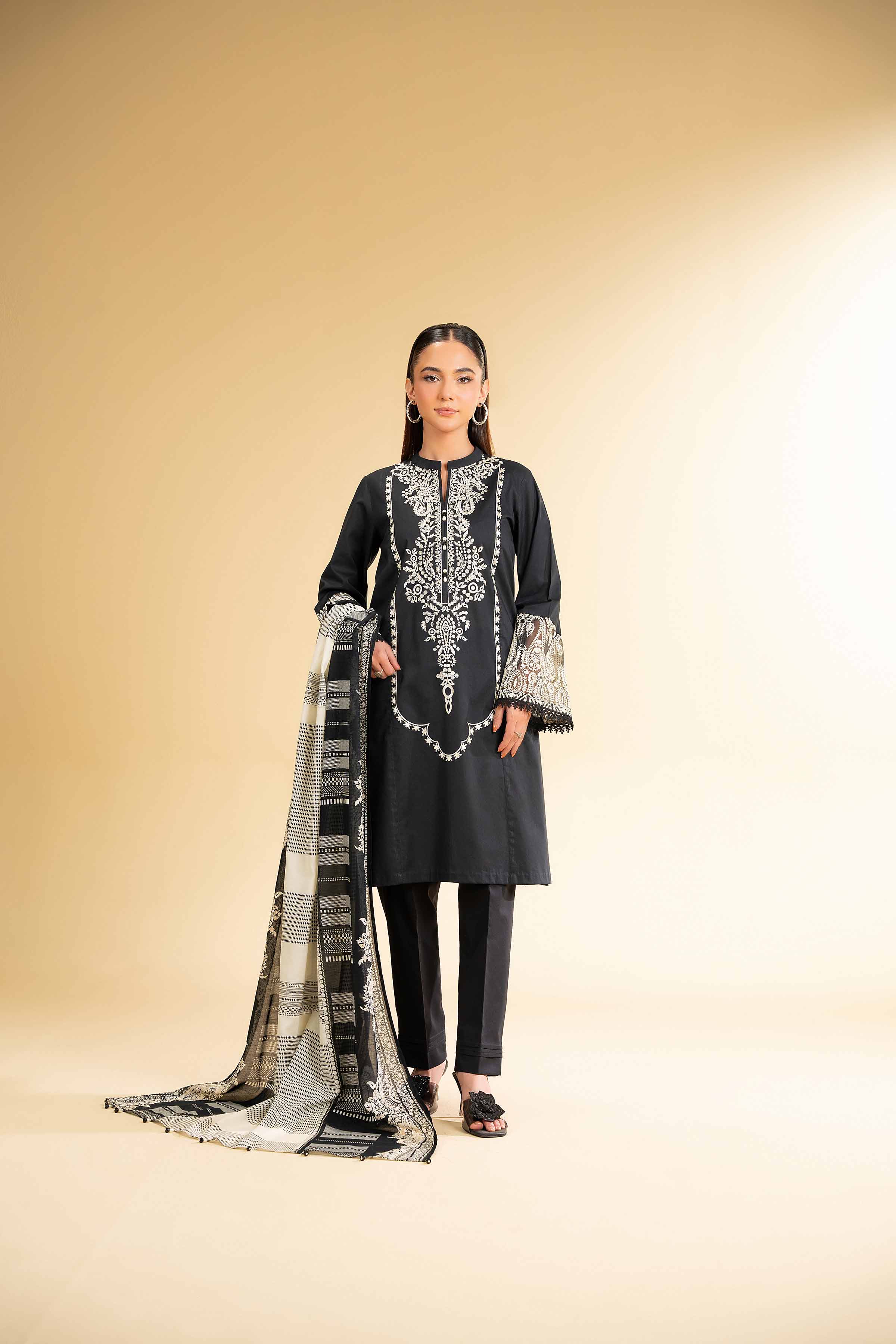 3 Piece - Printed Embroidered Suit - 42501657 for Women - Unstitched Collection | Nishat | Shop Online