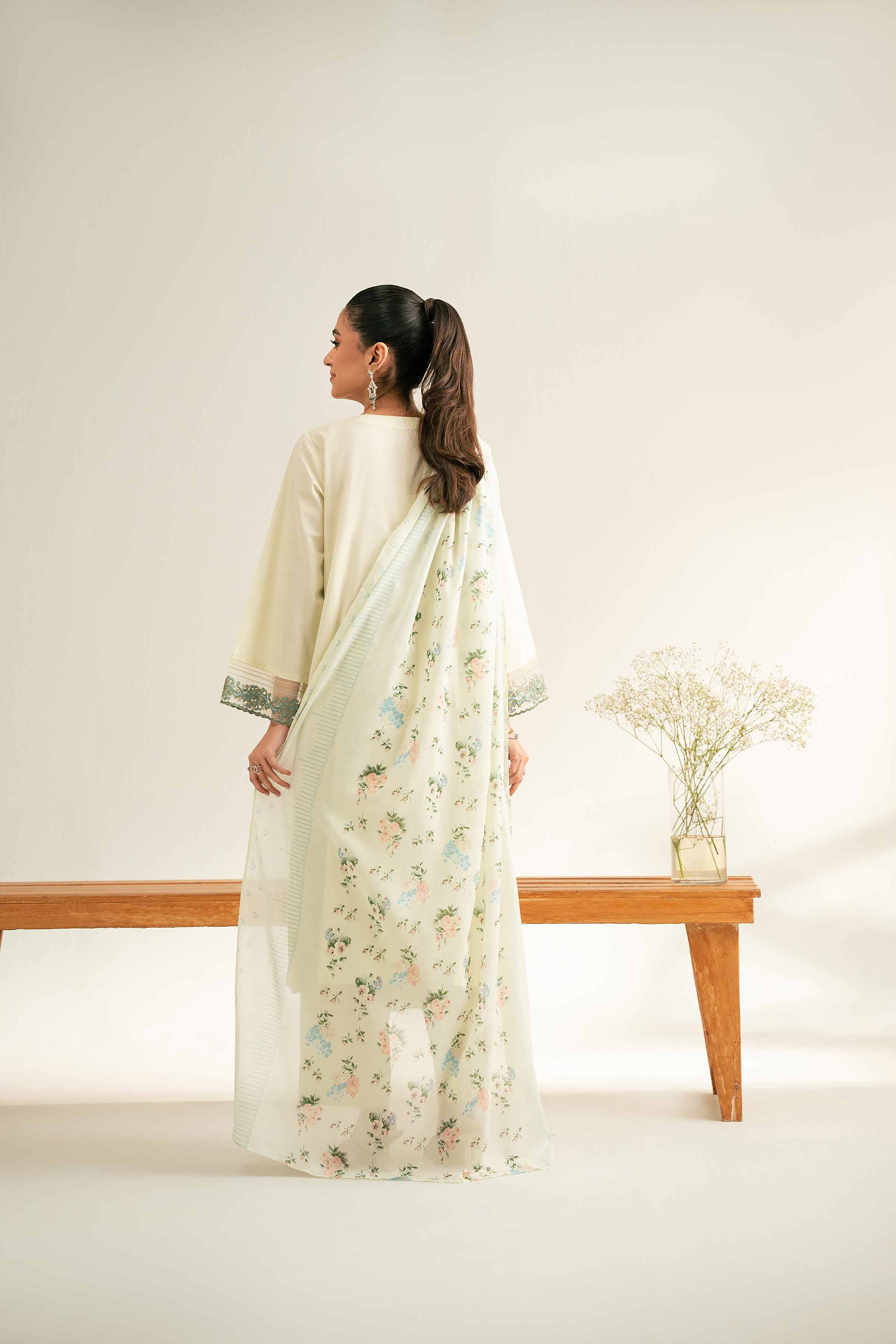3 Piece - Printed Embroidered Suit - 42501658 for Women - Unstitched Collection | Nishat | Shop Online