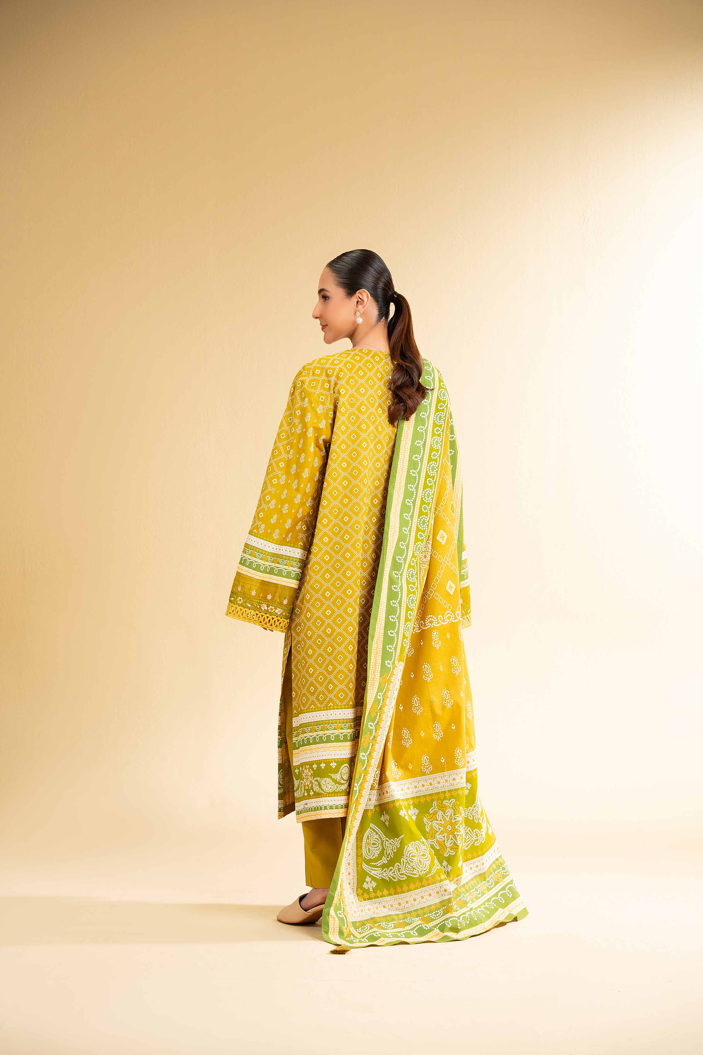 3 Piece - Flatbed Paste Embroidered Suit - 42501659 for Women - Unstitched Collection | Nishat | Shop Online