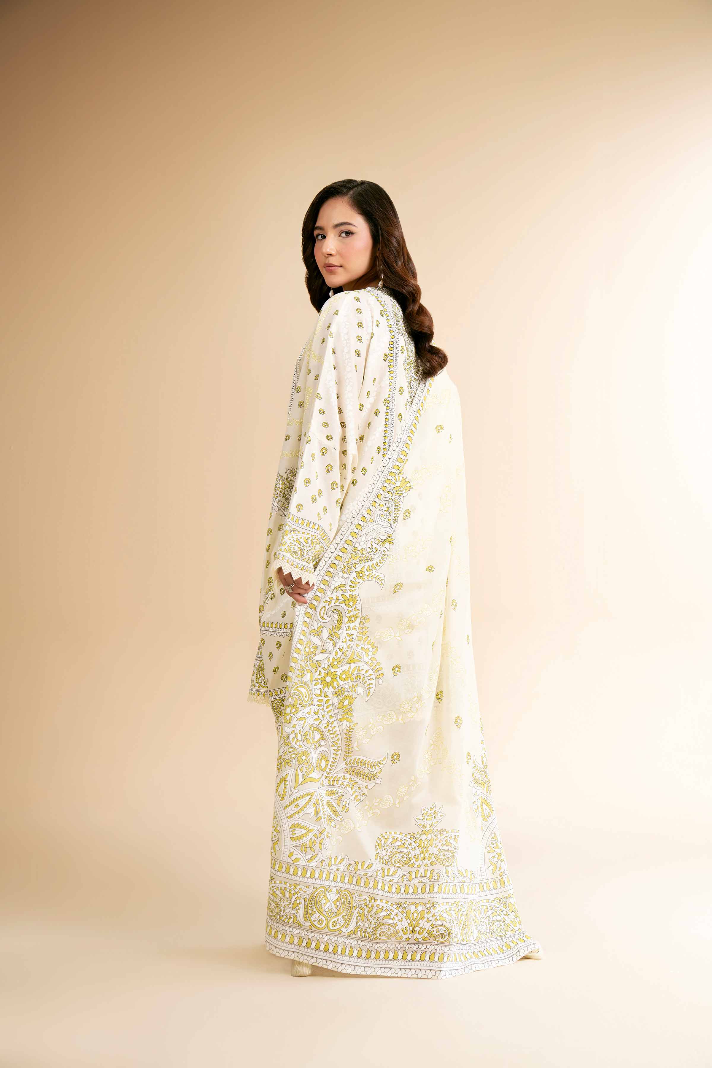3 Piece - Flatbed Paste Embroidered Suit - 42501660 for Women - Unstitched Collection | Nishat | Shop Online