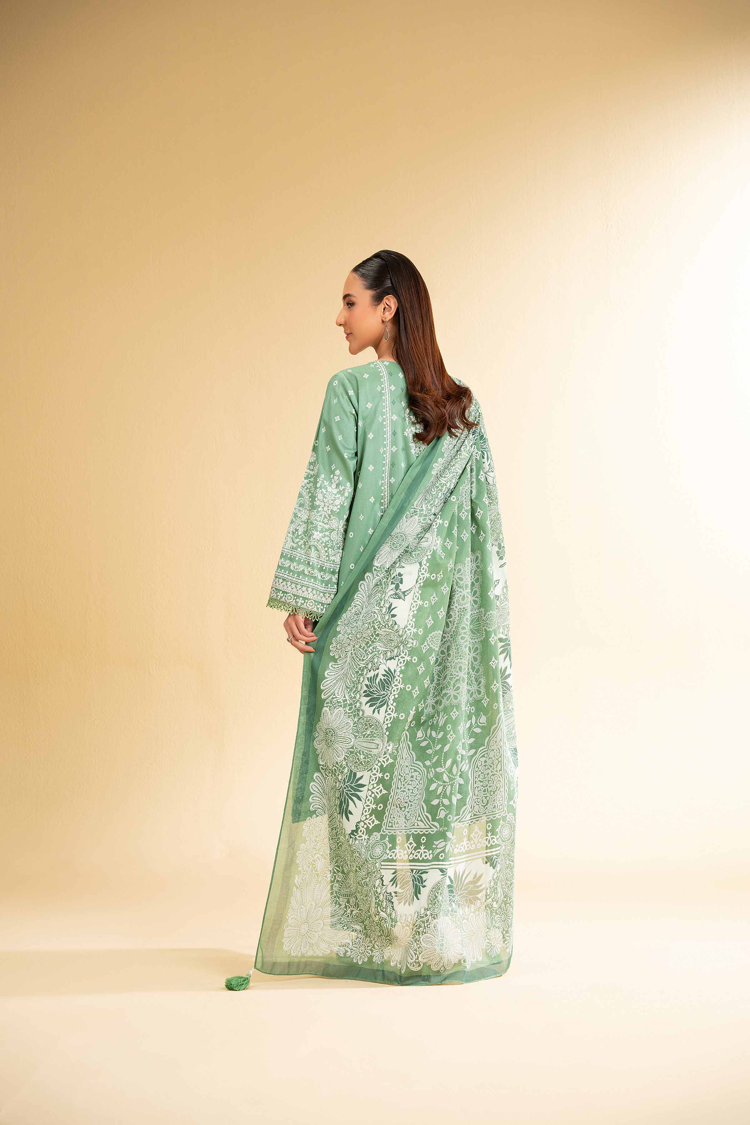 3 Piece - Flatbed Paste Embroidered Suit - 42501667 for Women - Unstitched Collection | Nishat | Shop Online