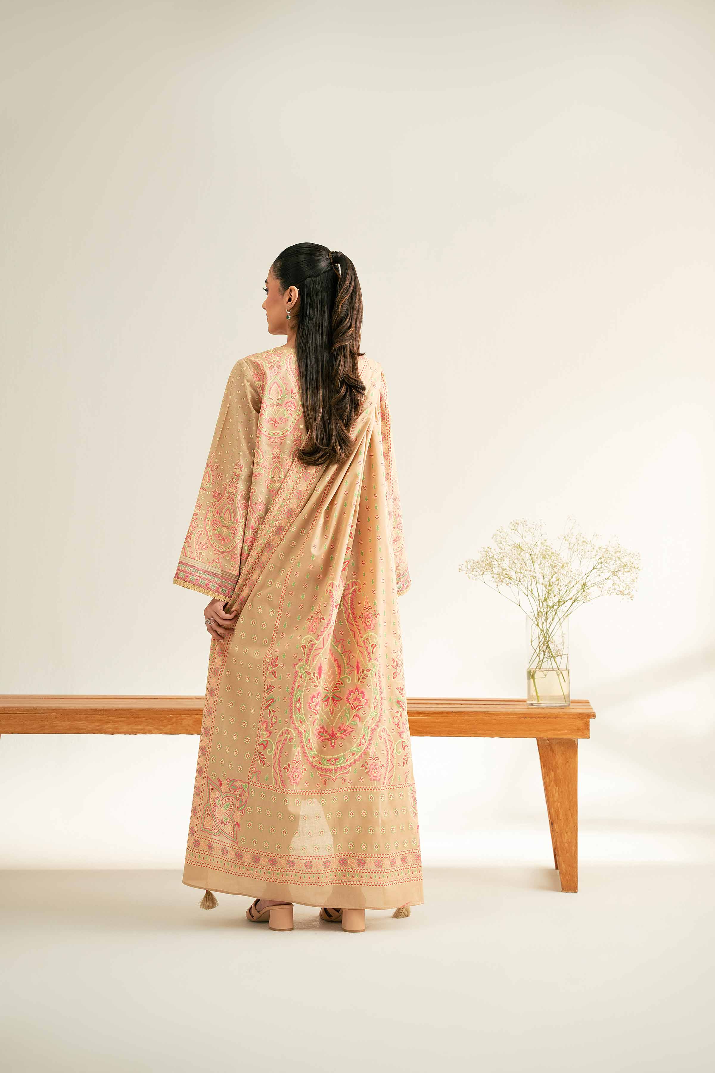 3 Piece - Flatbed Paste Embroidered Suit - 42501668 for Women - Unstitched Collection | Nishat | Shop Online