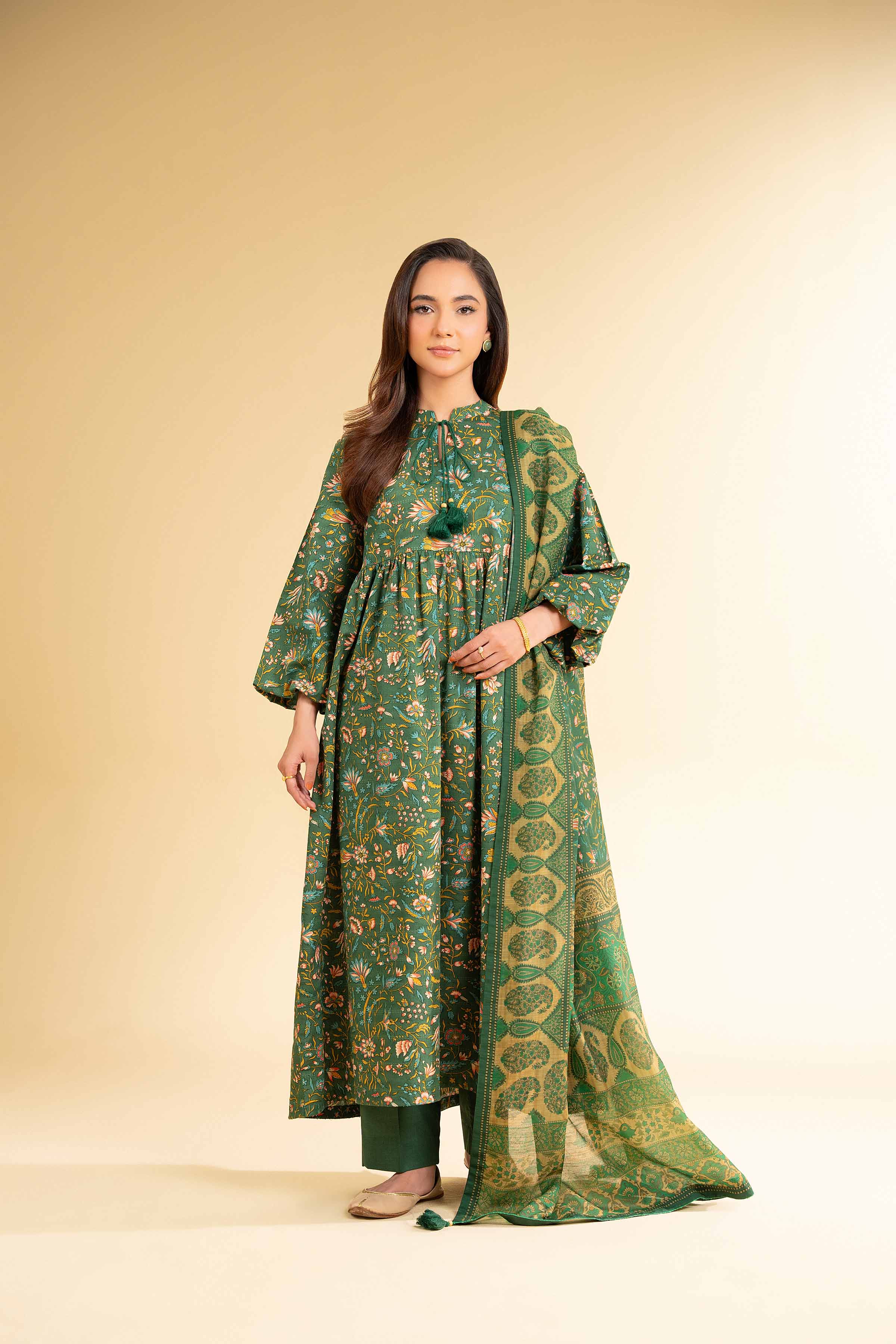 3 Piece - Digital Printed Suit - 42501670 for Women - Unstitched Collection | Nishat | Shop Online