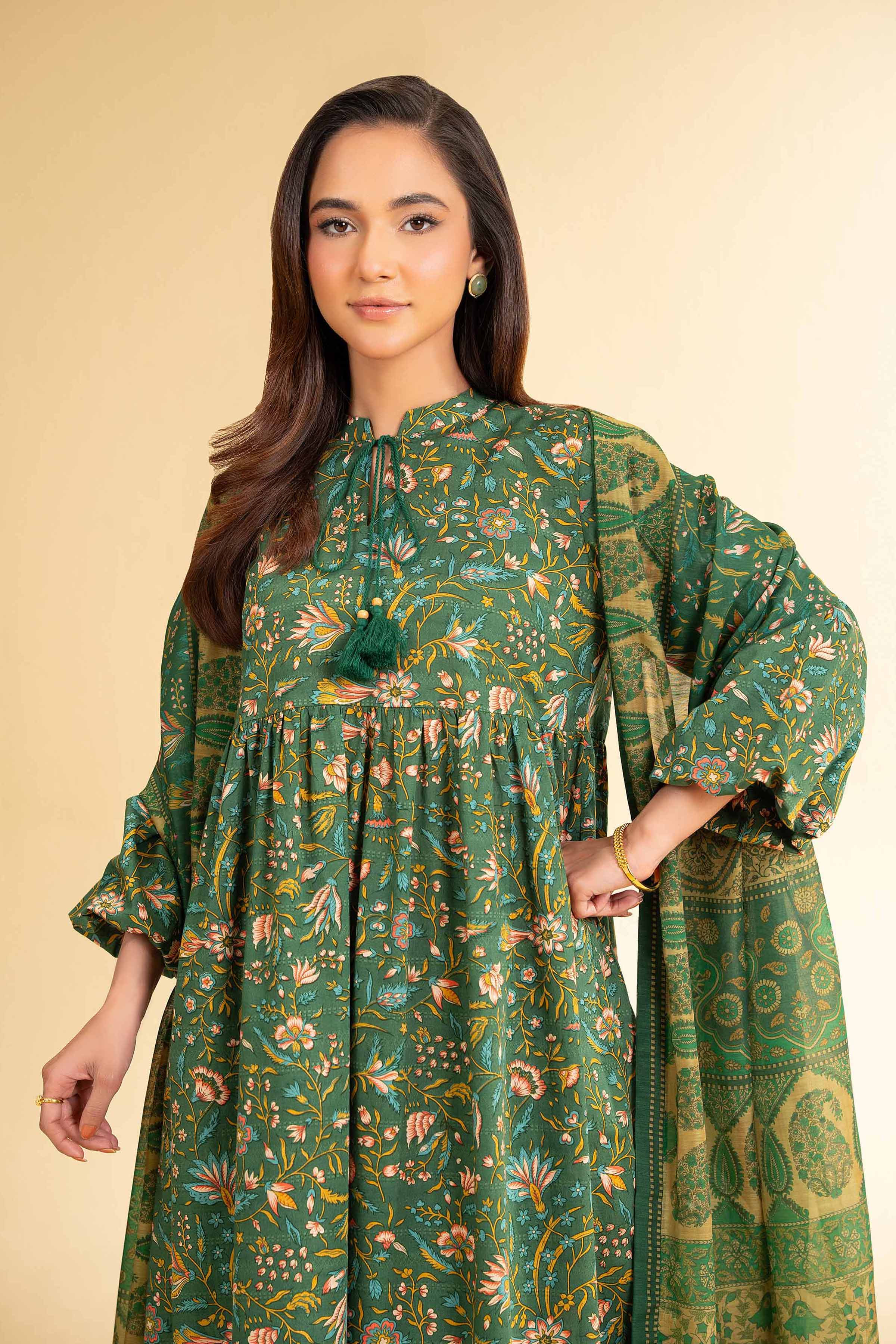 3 Piece - Digital Printed Suit - 42501670 for Women - Unstitched Collection | Nishat | Shop Online