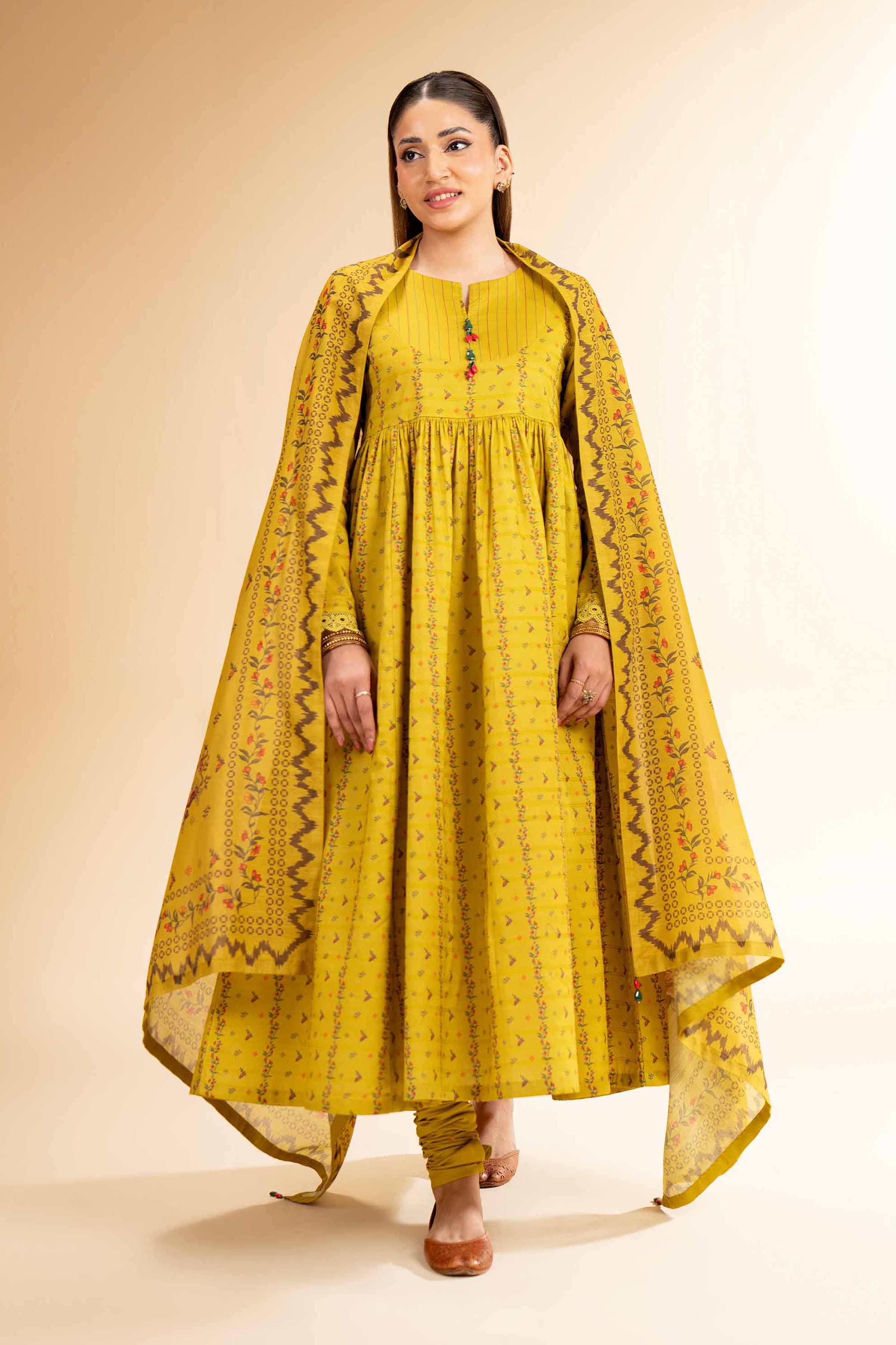 3 Piece - Digital Printed Suit - 42501671 for Women - Unstitched Collection | Nishat | Shop Online