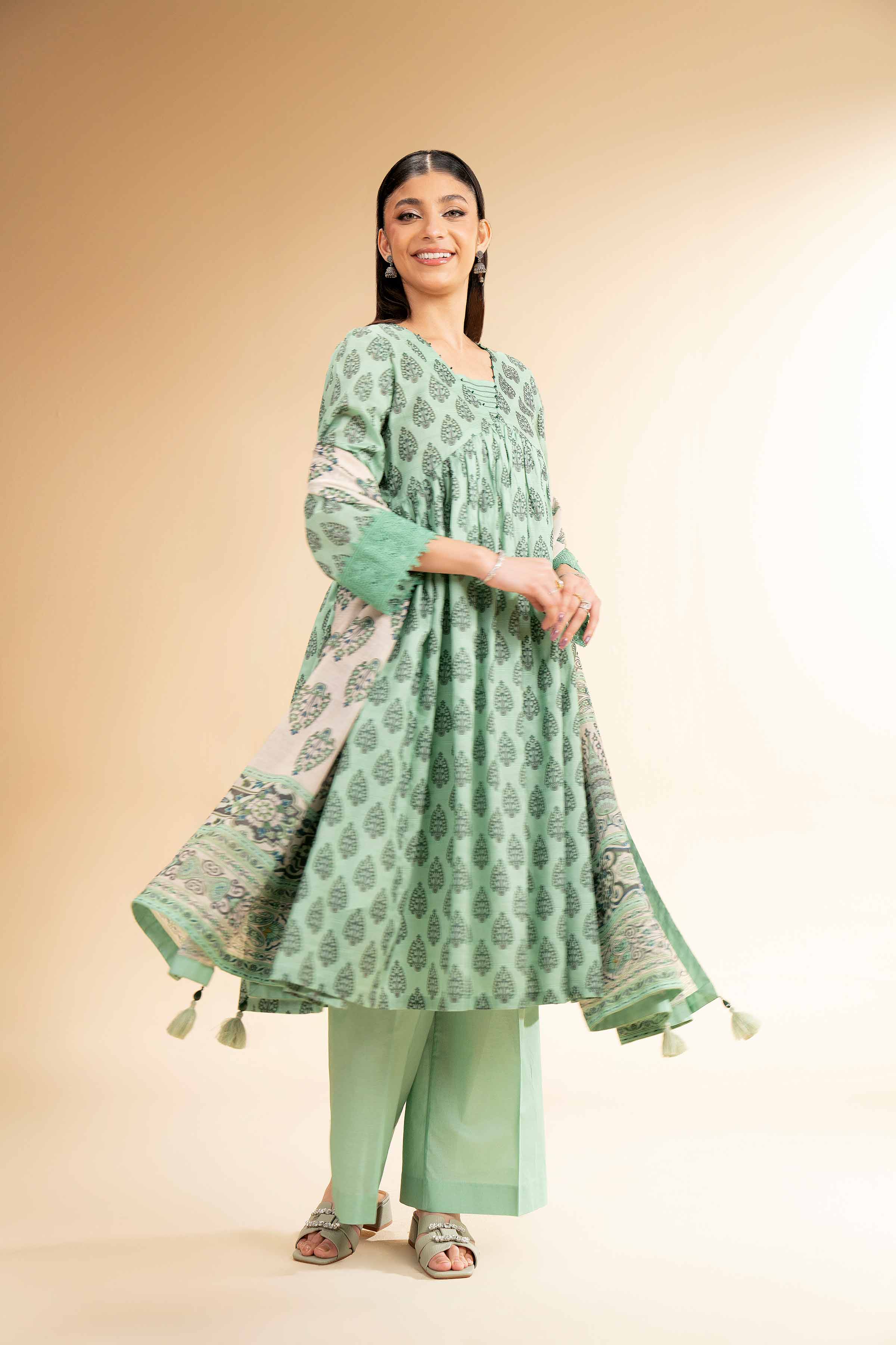 3 Piece - Digital Printed Suit - 42501672 for Women - Unstitched Collection | Nishat | Shop Online