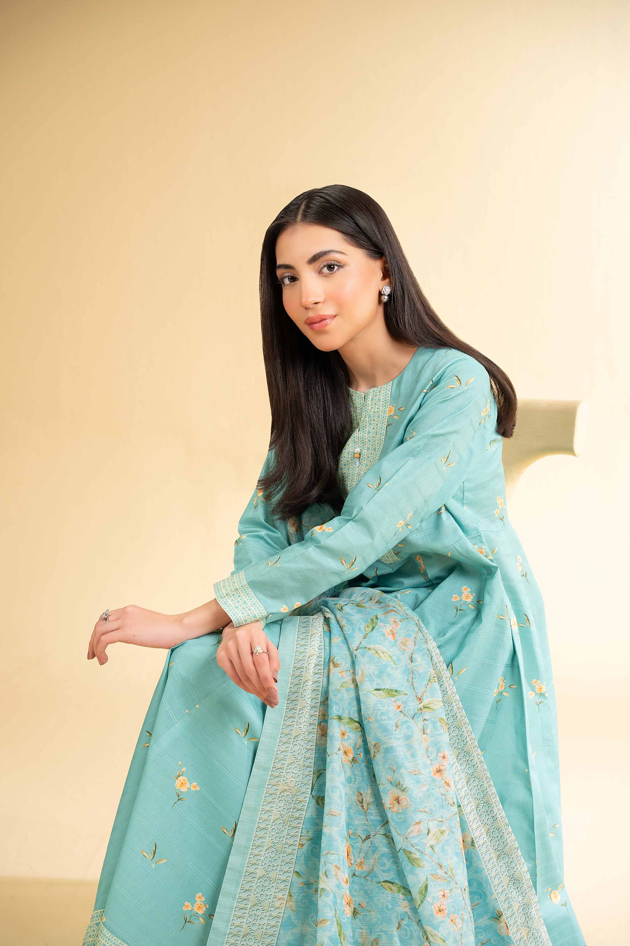 3 Piece - Digital Printed Suit - 42501673 for Women - Unstitched Collection | Nishat | Shop Online