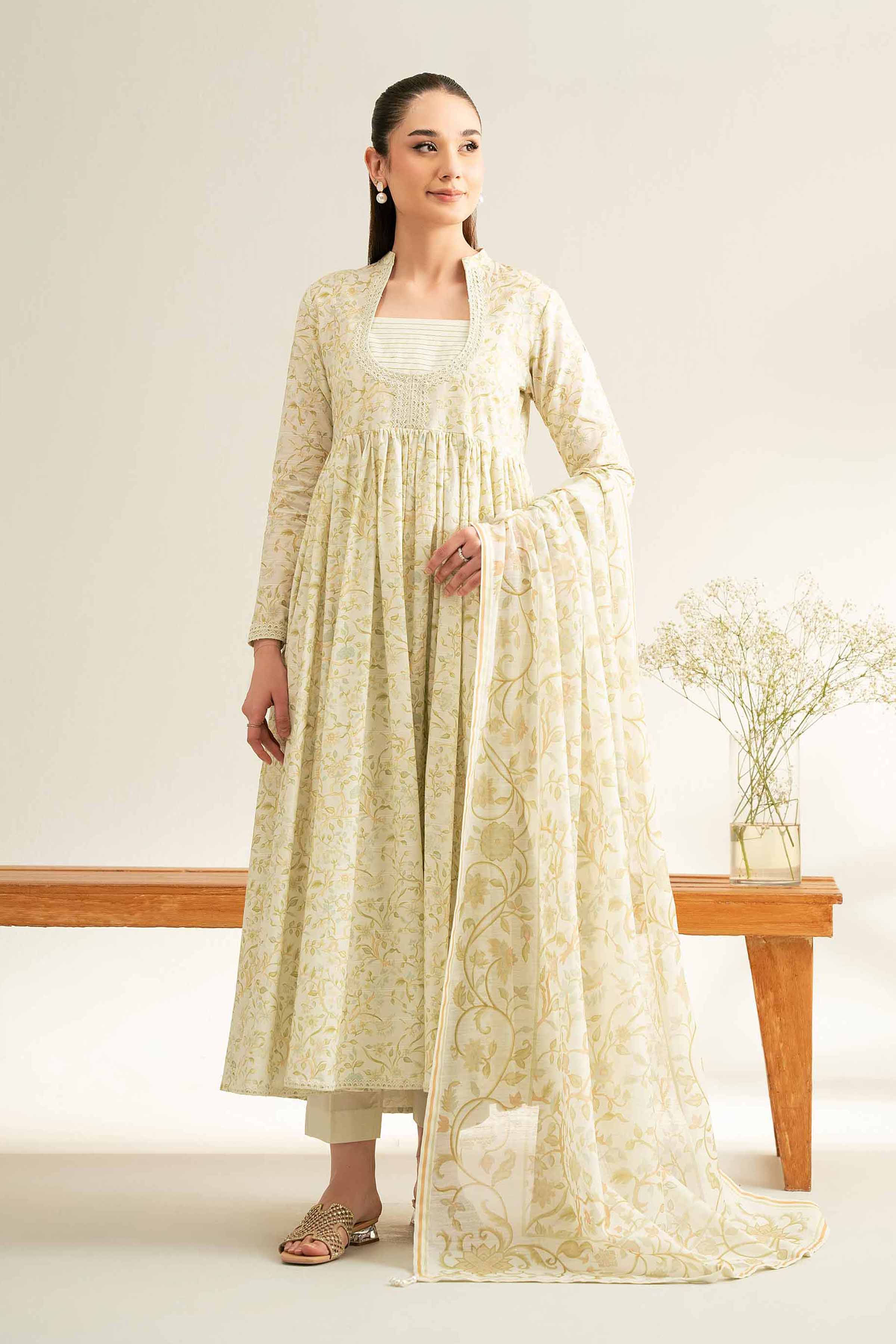 3 Piece - Digital Printed Suit - 42501674 for Women - Unstitched Collection | Nishat | Shop Online
