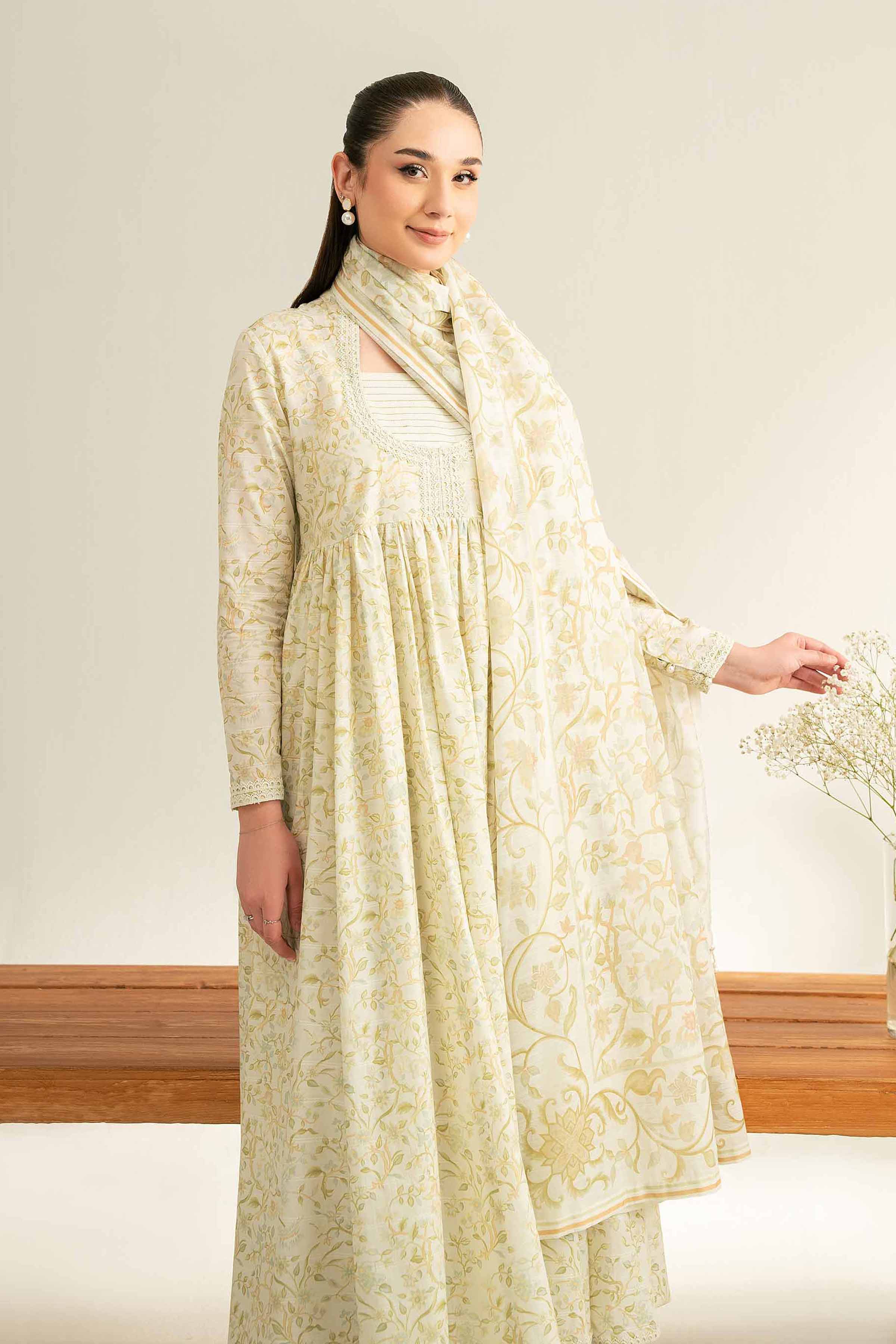 3 Piece - Digital Printed Suit - 42501674 for Women - Unstitched Collection | Nishat | Shop Online