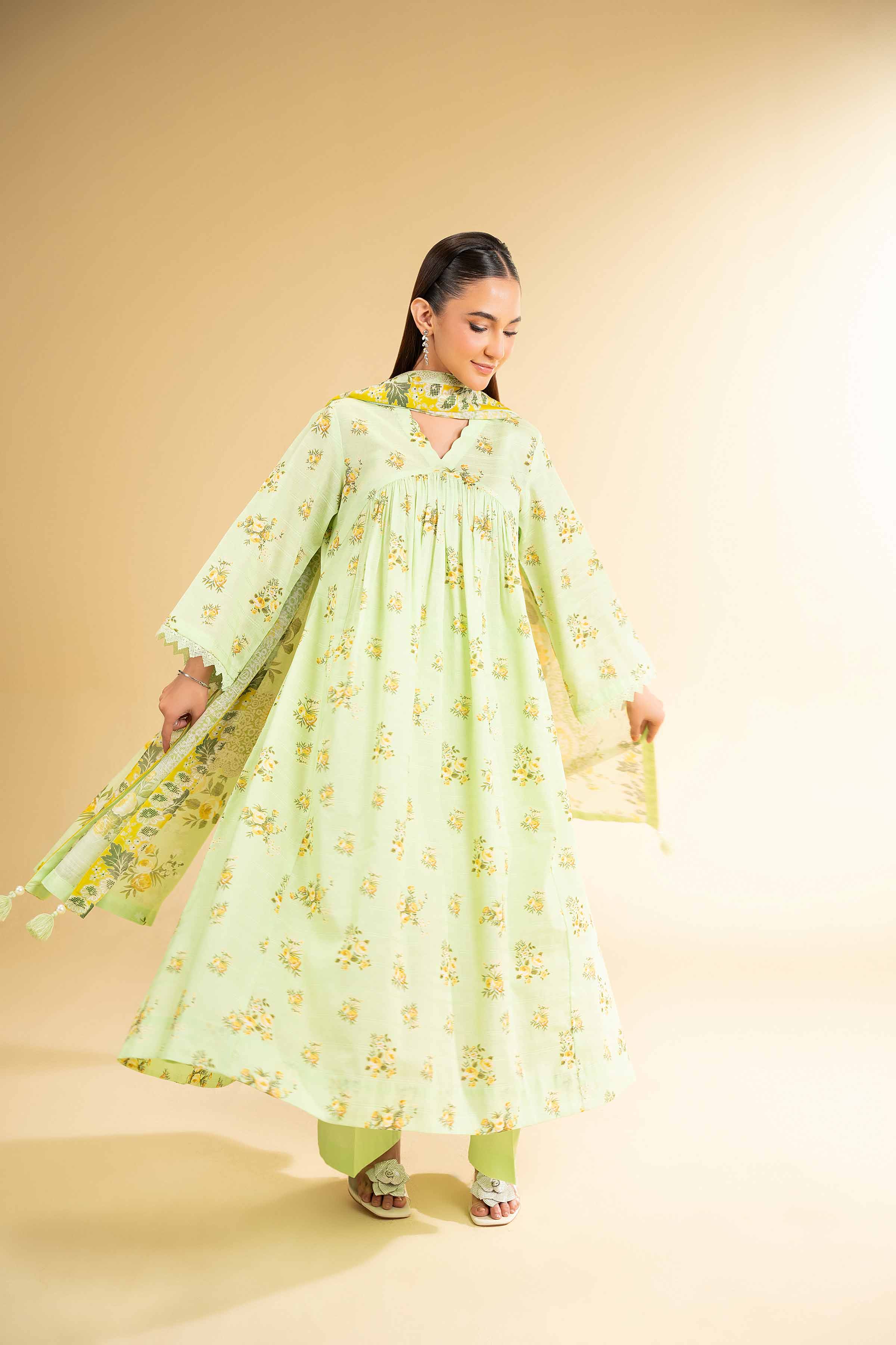 3 Piece - Digital Printed Suit - 42501675 for Women - Unstitched Collection | Nishat | Shop Online