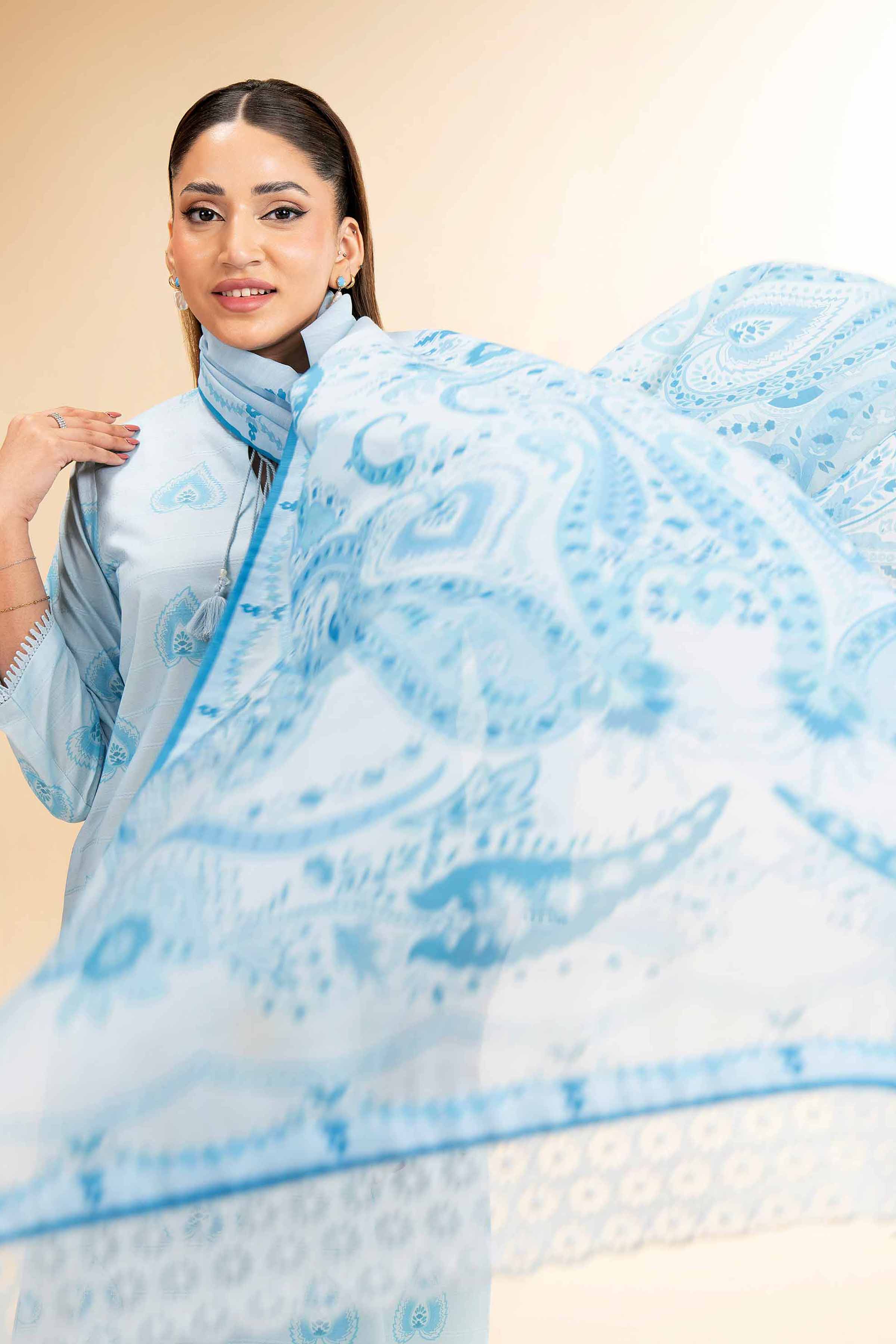 3 Piece - Digital Printed Suit - 42501676 for Women - Unstitched Collection | Nishat | Shop Online