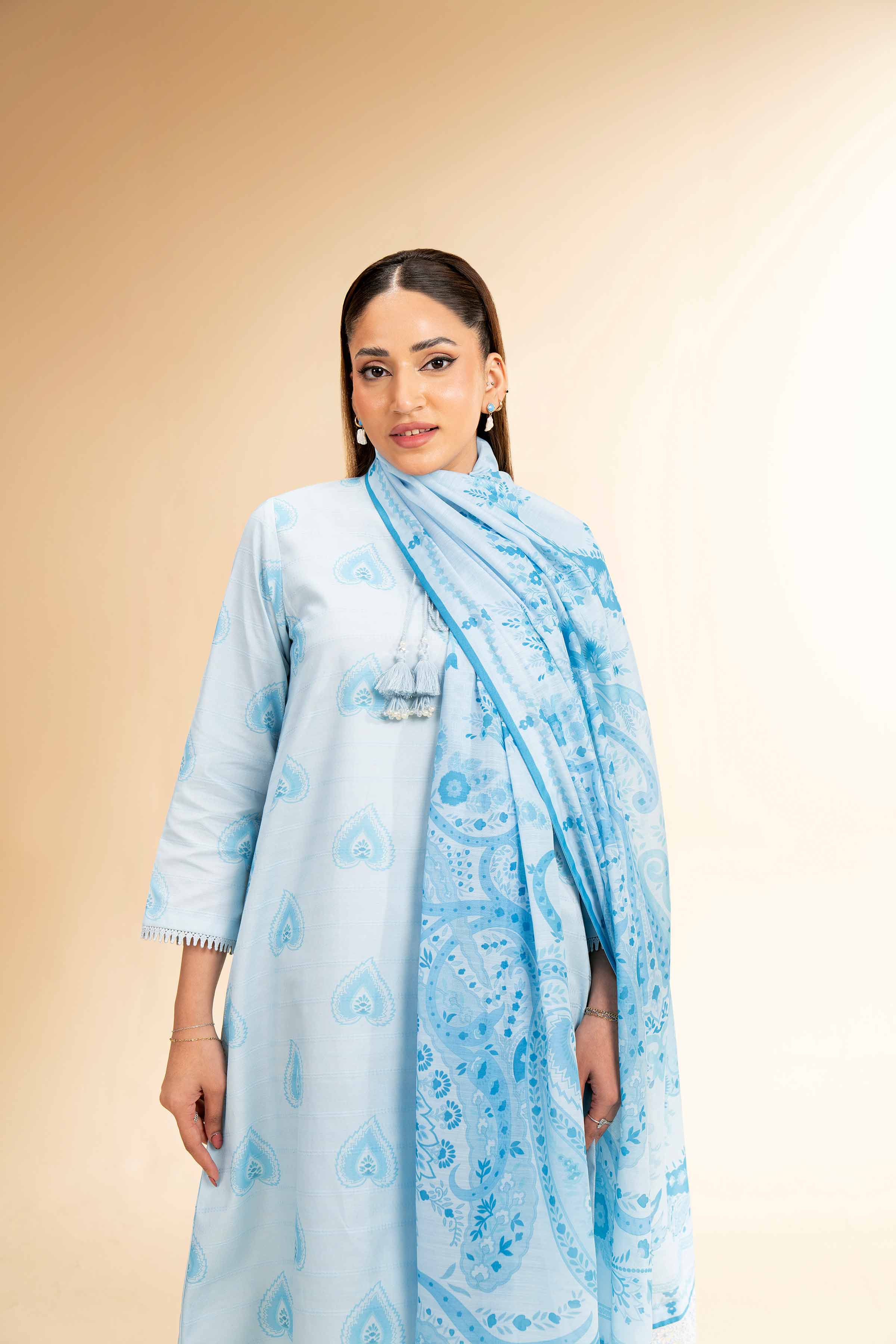 3 Piece - Digital Printed Suit - 42501676 for Women - Unstitched Collection | Nishat | Shop Online