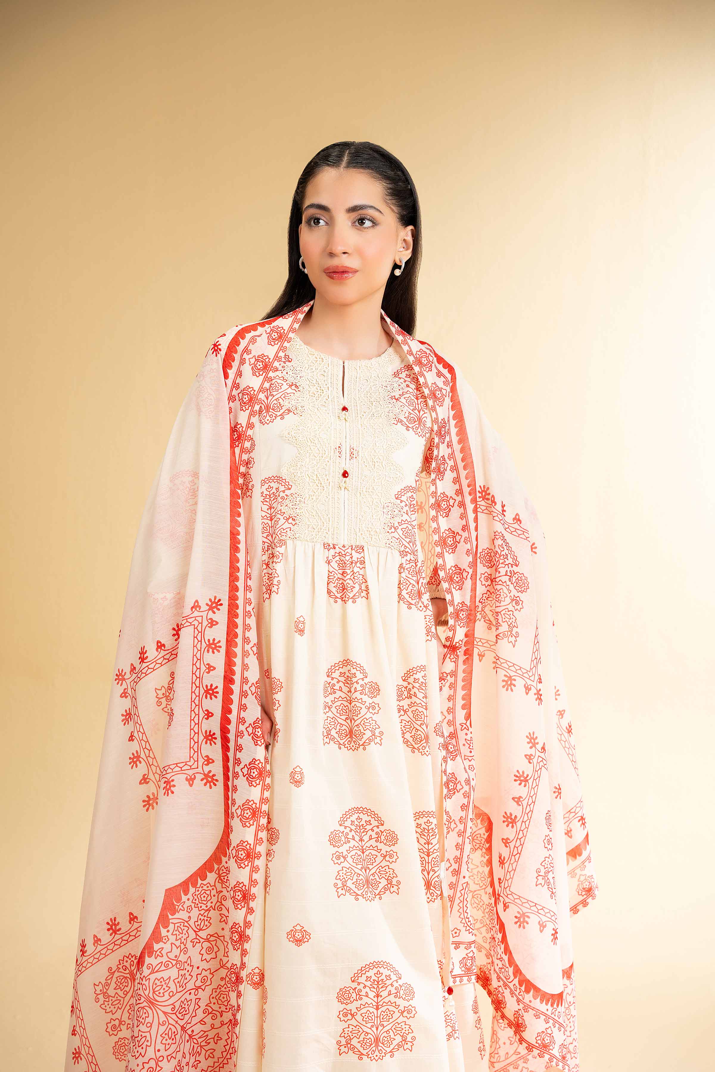 3 Piece - Digital Printed Suit - 42501677 for Women - Unstitched Collection | Nishat | Shop Online