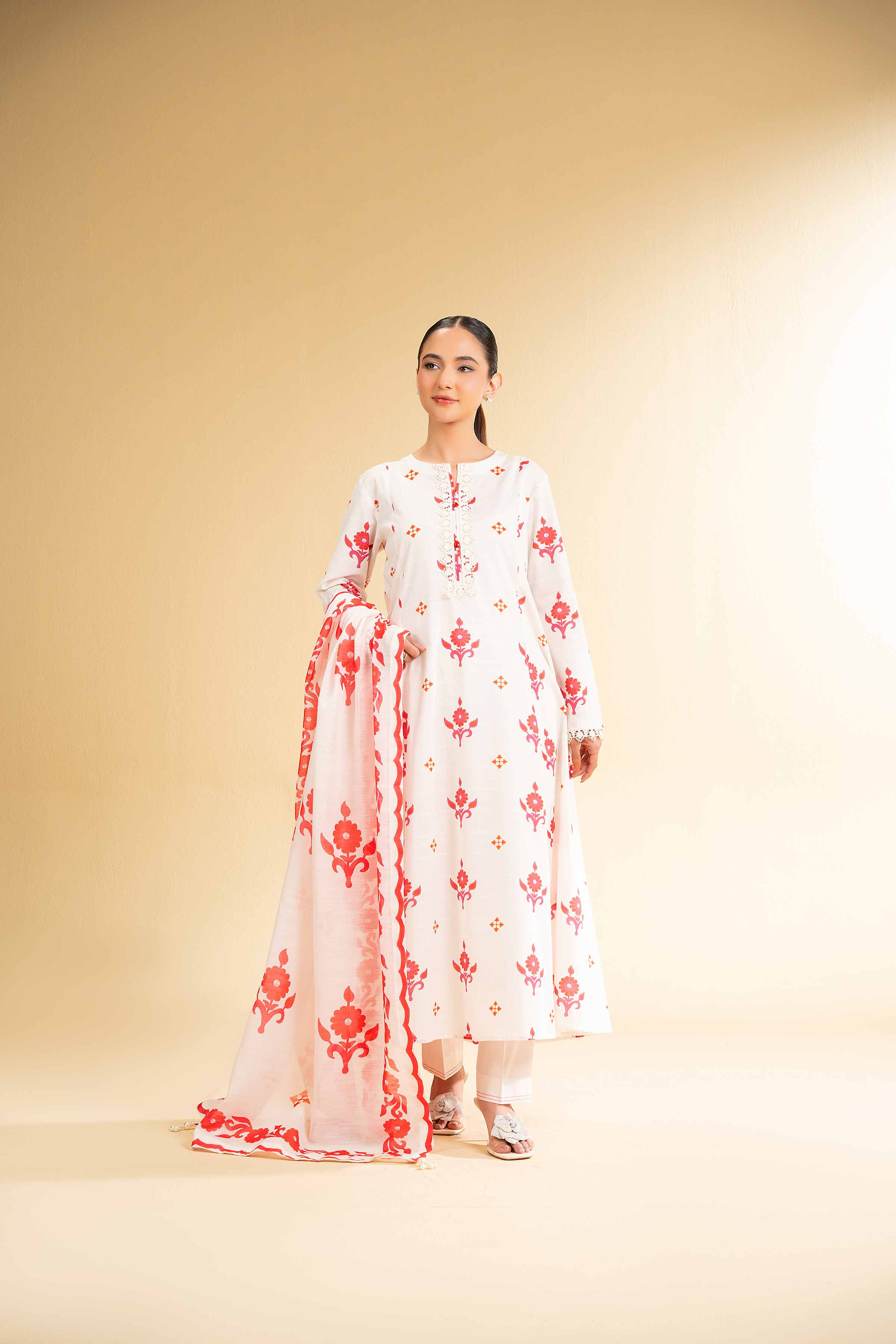 3 Piece - Digital Printed Suit - 42501678 for Women - Unstitched Collection | Nishat | Shop Online