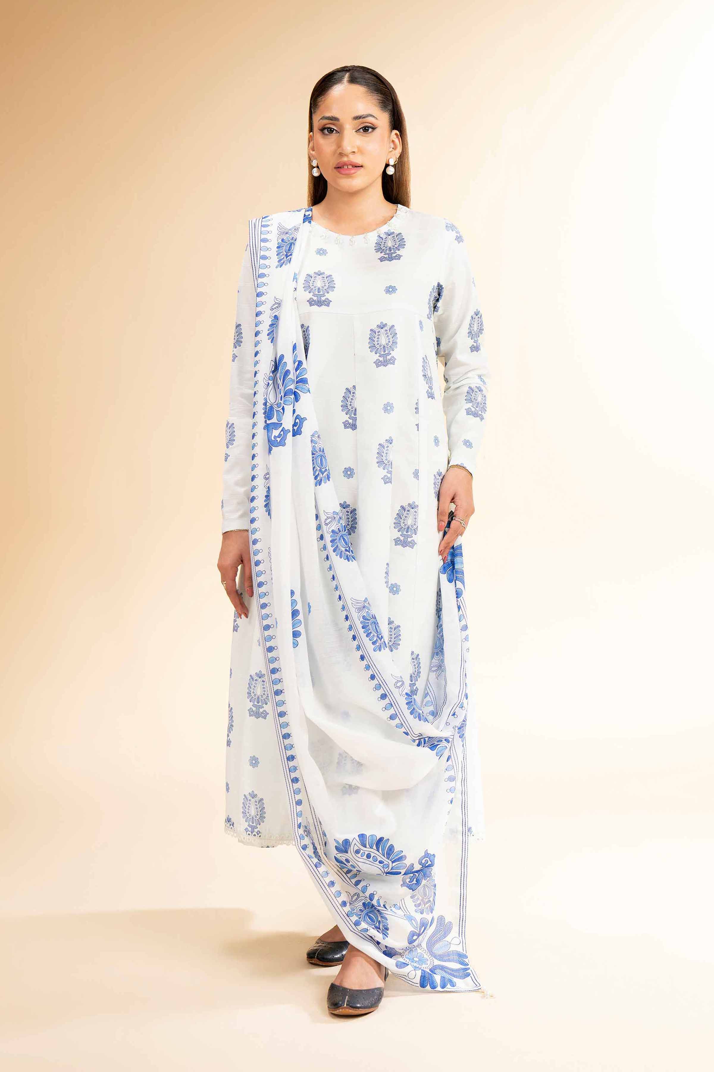 3 Piece - Digital Printed Suit - 42501681 for Women - Unstitched Collection | Nishat | Shop Online