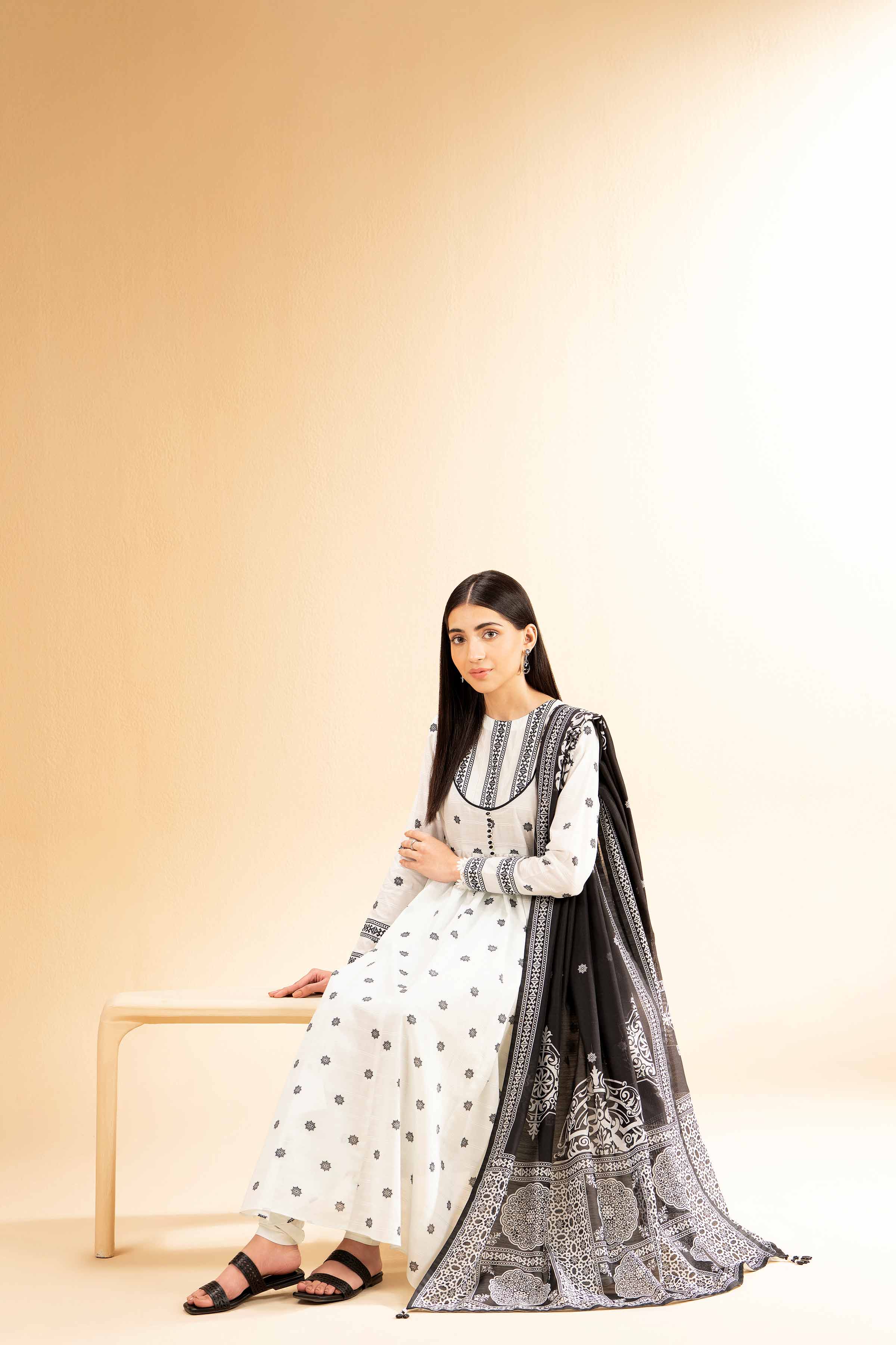 3 Piece - Digital Printed Suit - 42501682 for Women - Unstitched Collection | Nishat | Shop Online