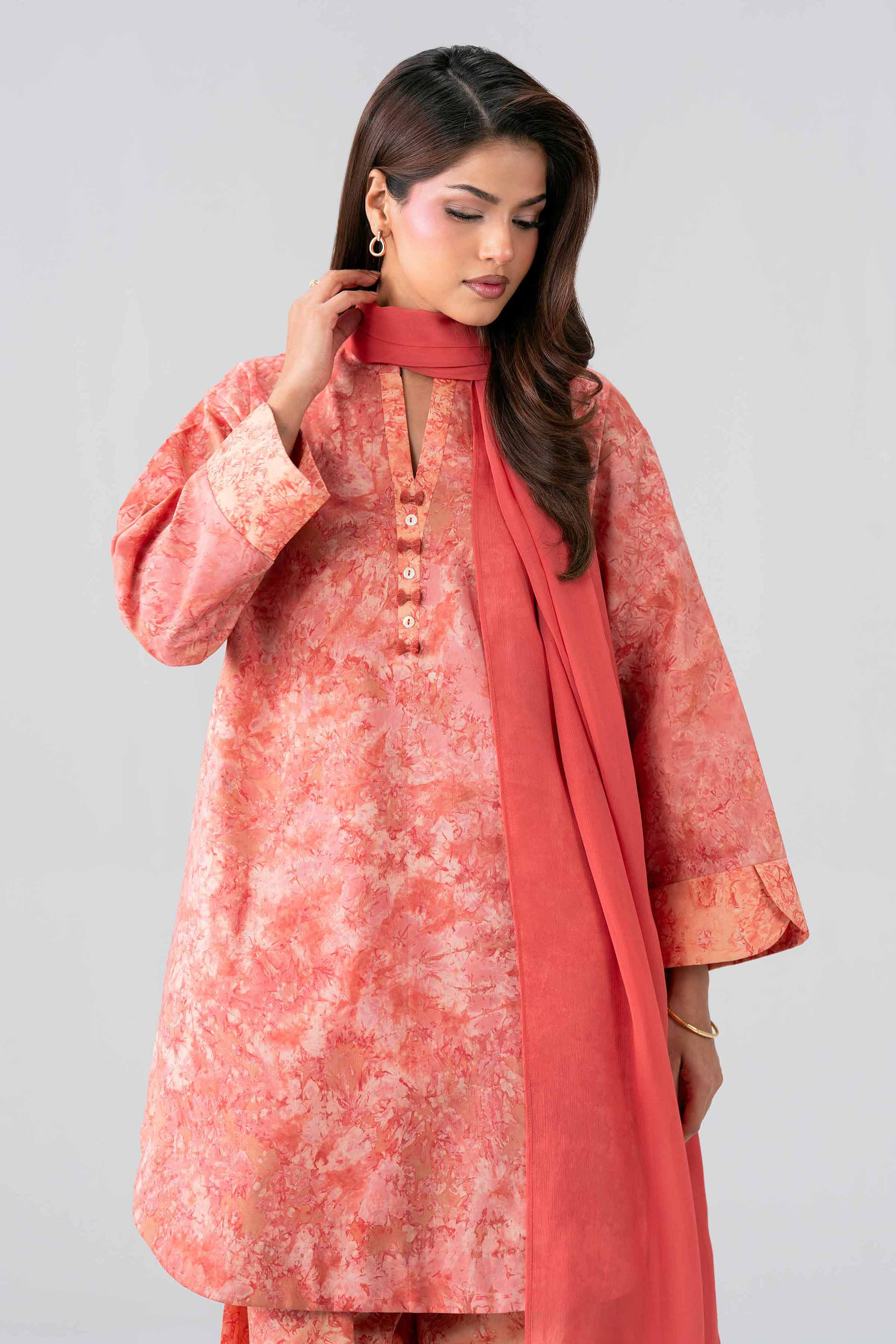 3 Piece - Dyed Suit - 42501687-1 for Women - Unstitched Collection | Nishat | Shop Online