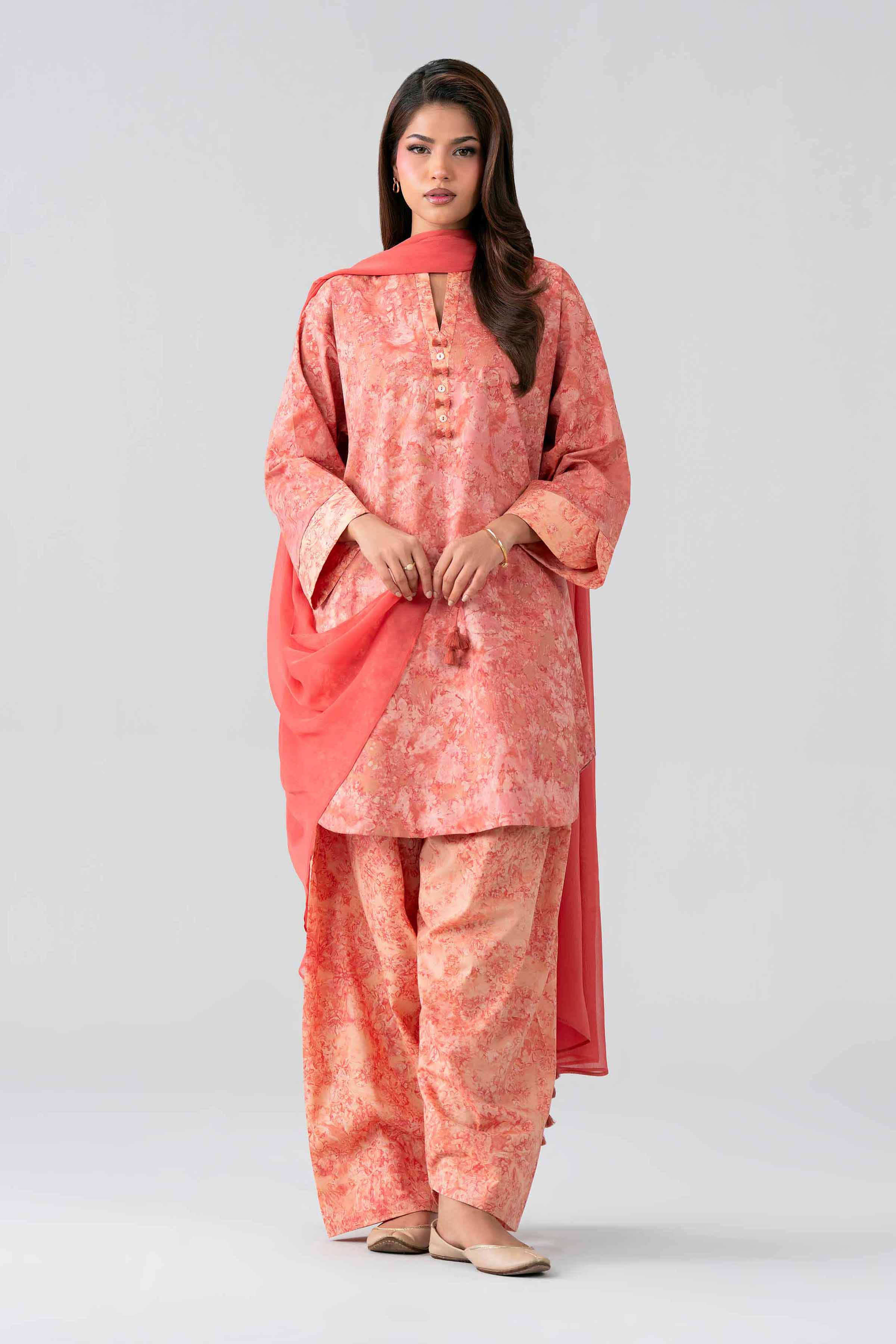 3 Piece - Dyed Suit - 42501687-1 for Women - Unstitched Collection | Nishat | Shop Online