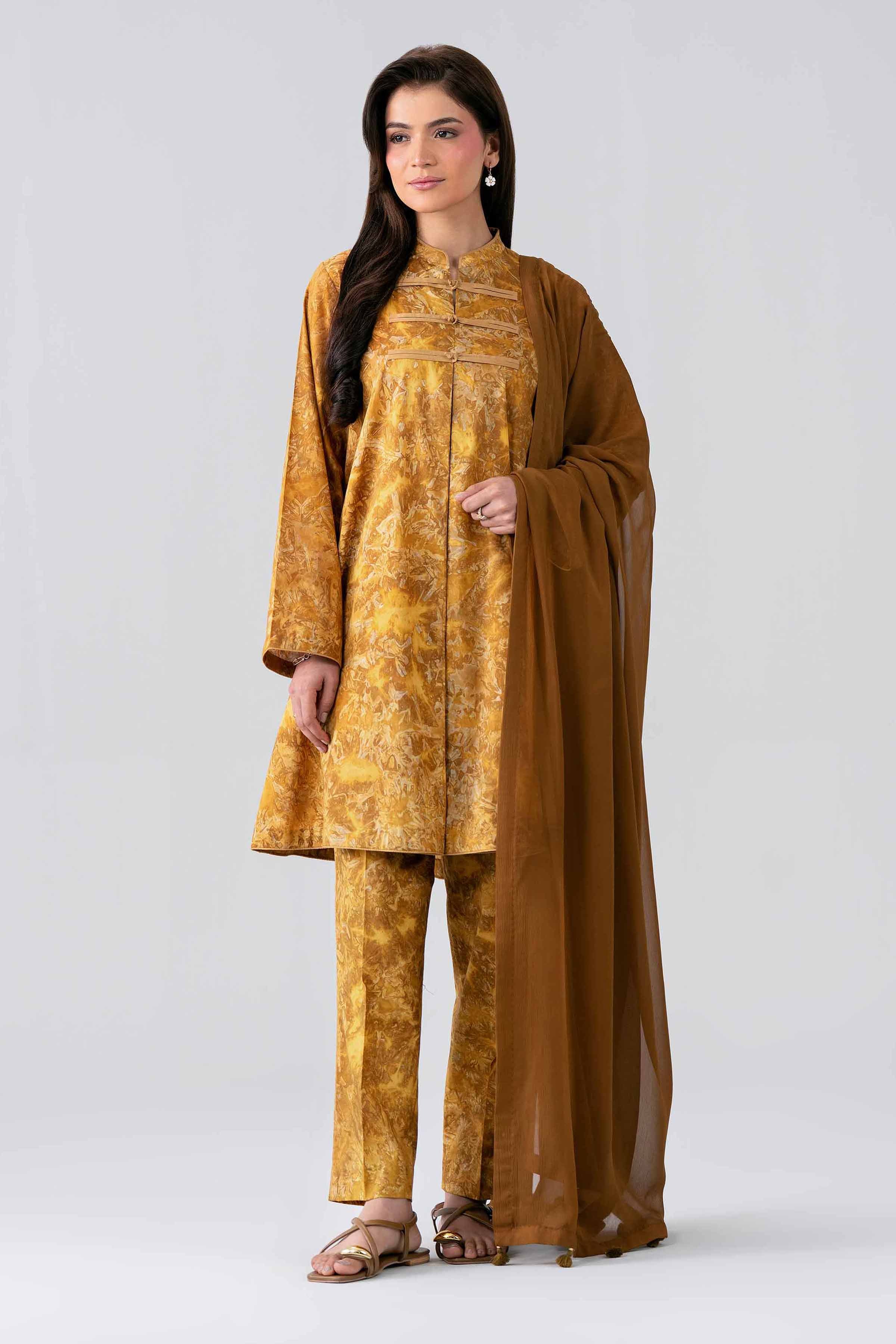 3 Piece - Dyed Suit - 42501688-1 for Women - Unstitched Collection | Nishat | Shop Online