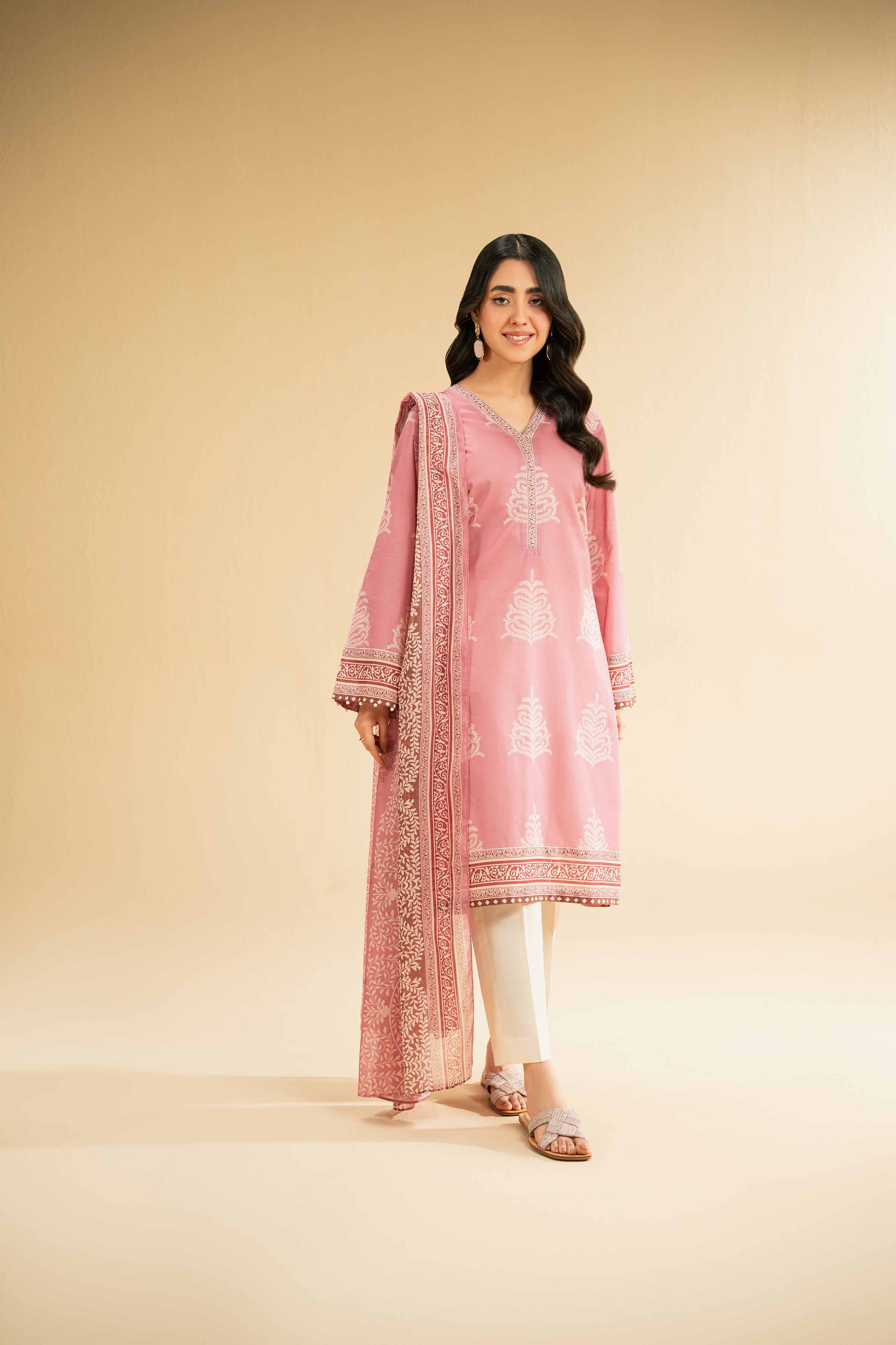 2 Piece - Printed Suit - 42501691 for Women - Unstitched Collection | Nishat | Shop Online