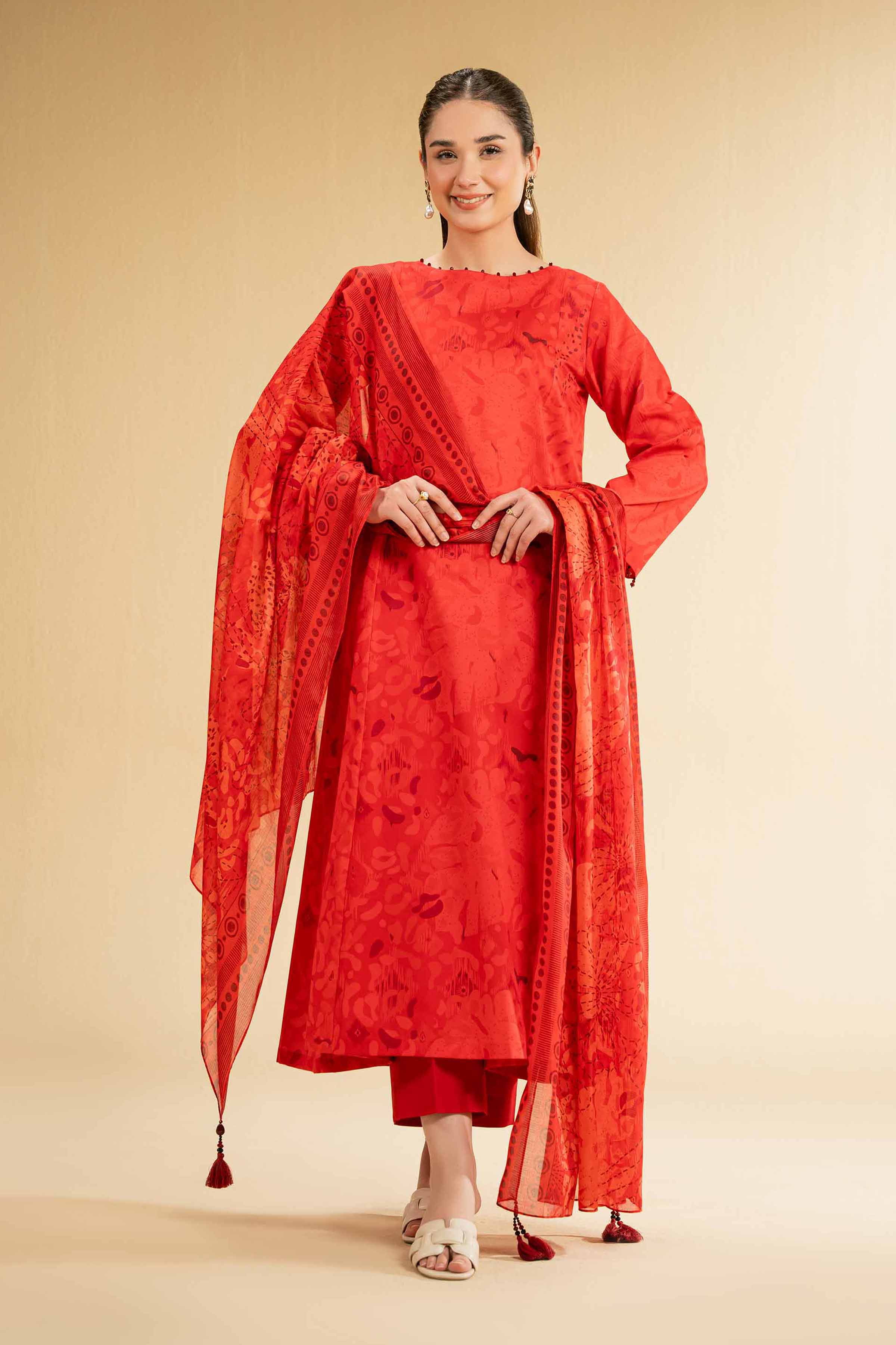 2 Piece - Printed Suit - 42501692 for Women - Unstitched Collection | Nishat | Shop Online