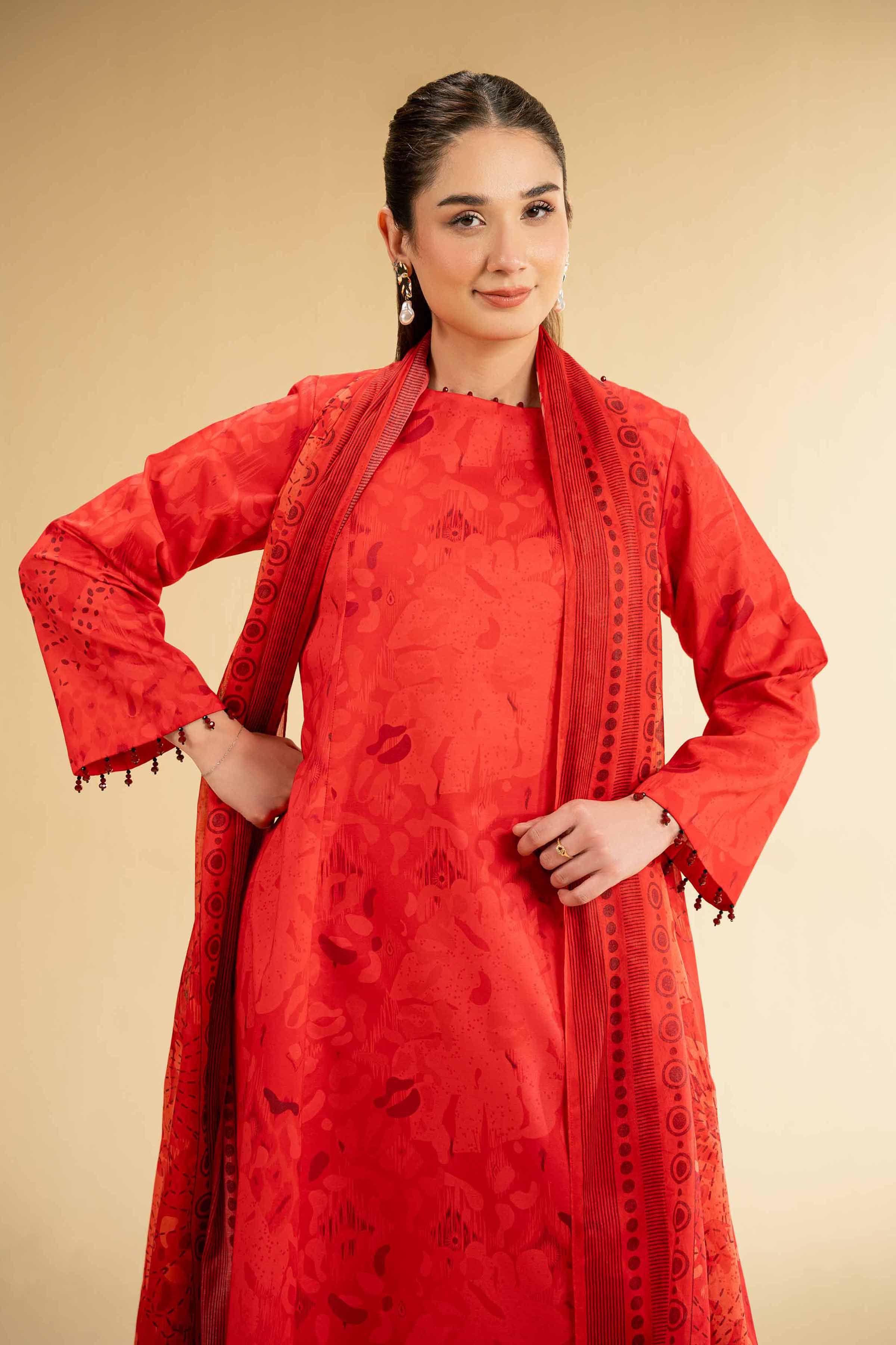 2 Piece - Printed Suit - 42501692 for Women - Unstitched Collection | Nishat | Shop Online