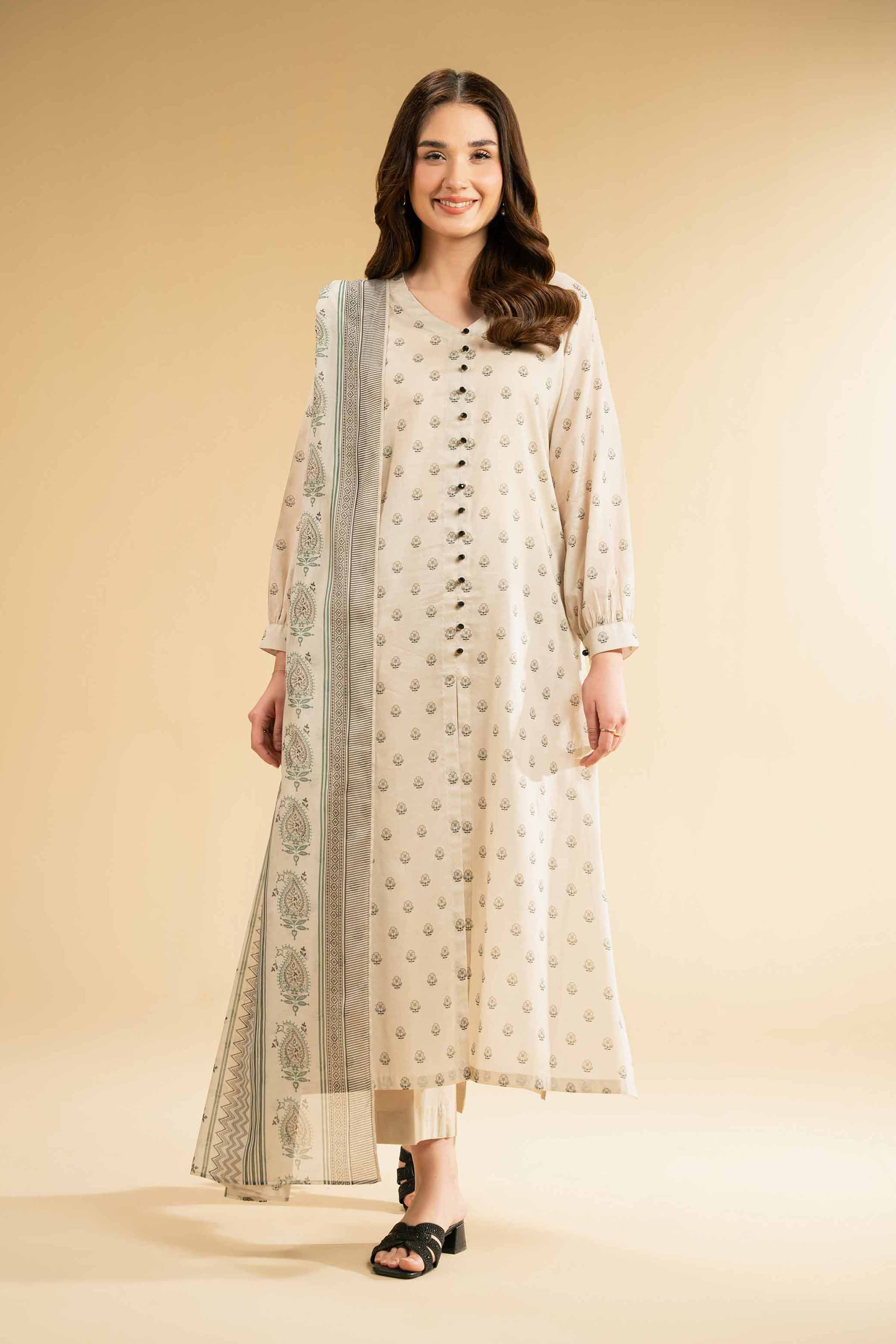 2 Piece - Printed Suit - 42501693 for Women - Unstitched Collection | Nishat | Shop Online