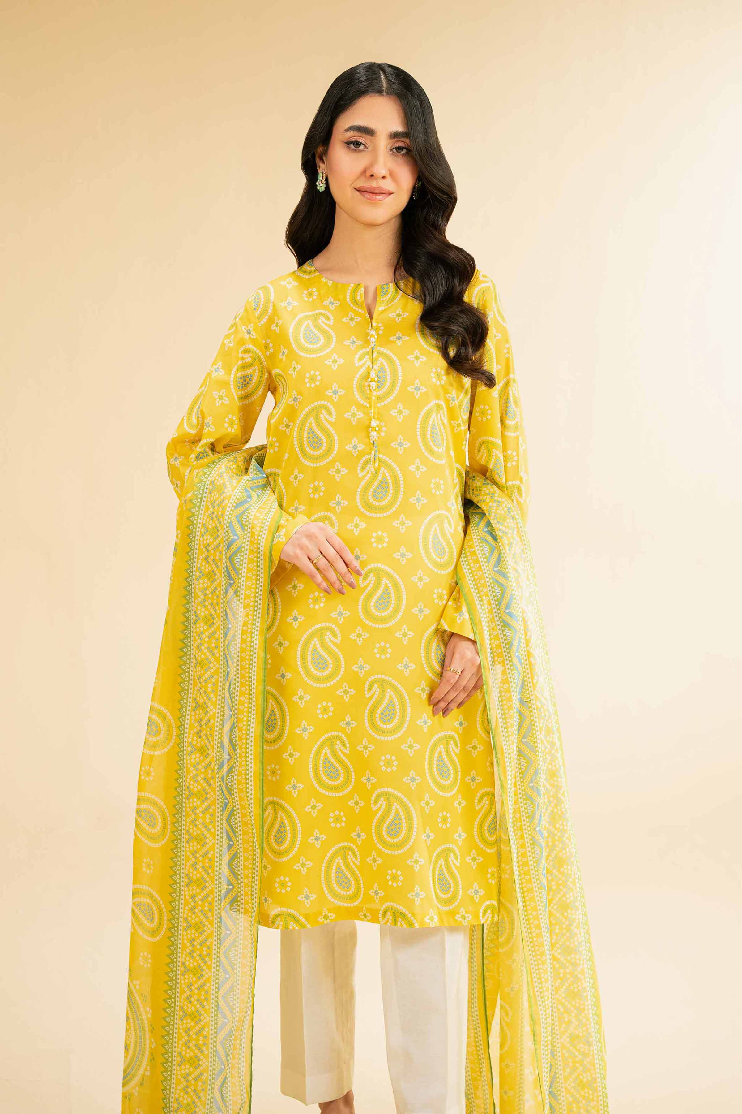 2 Piece - Printed Suit - 42501694 for Women - Unstitched Collection | Nishat | Shop Online