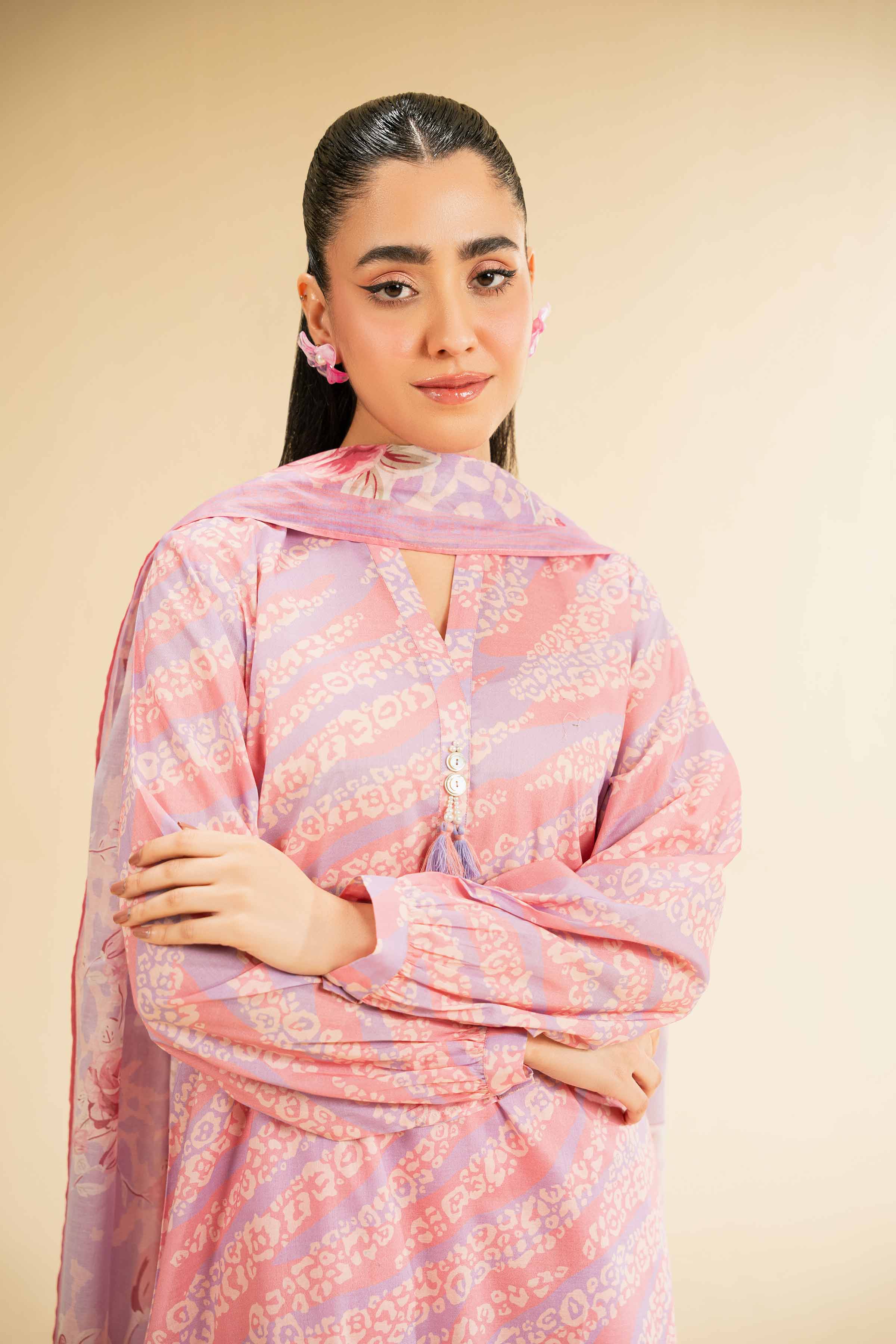 2 Piece - Printed Suit - 42501695 for Women - Unstitched Collection | Nishat | Shop Online