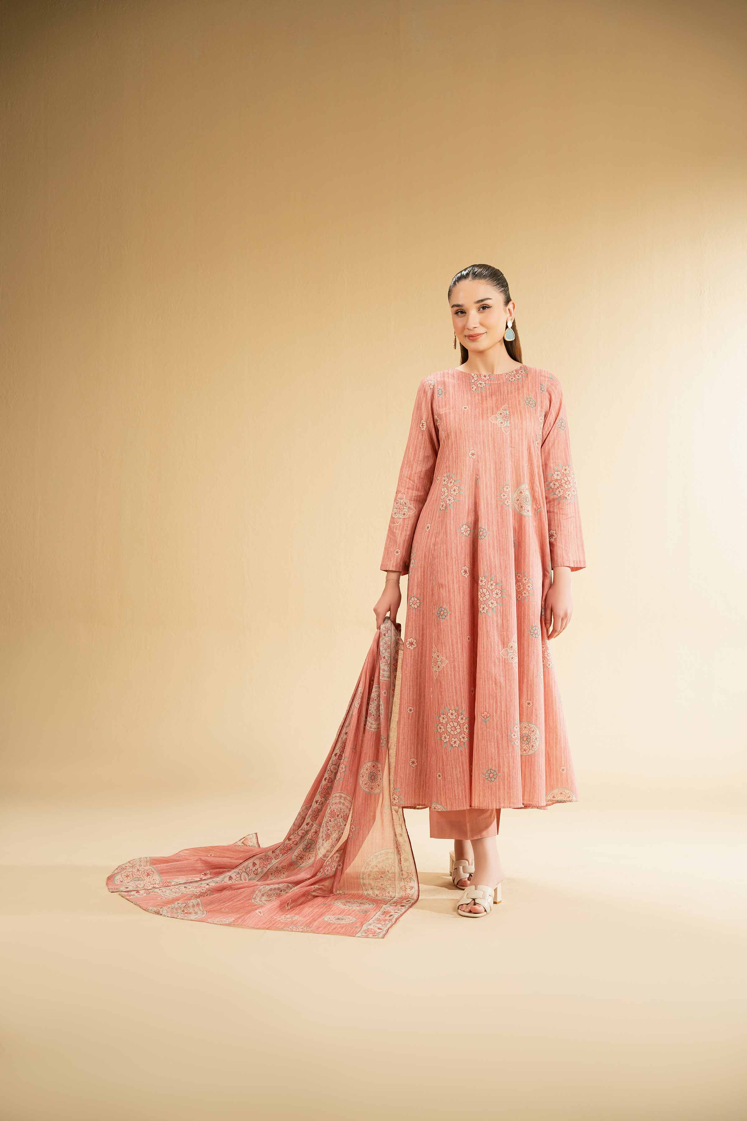 2 Piece - Printed Suit - 42501696 for Women - Unstitched Collection | Nishat | Shop Online