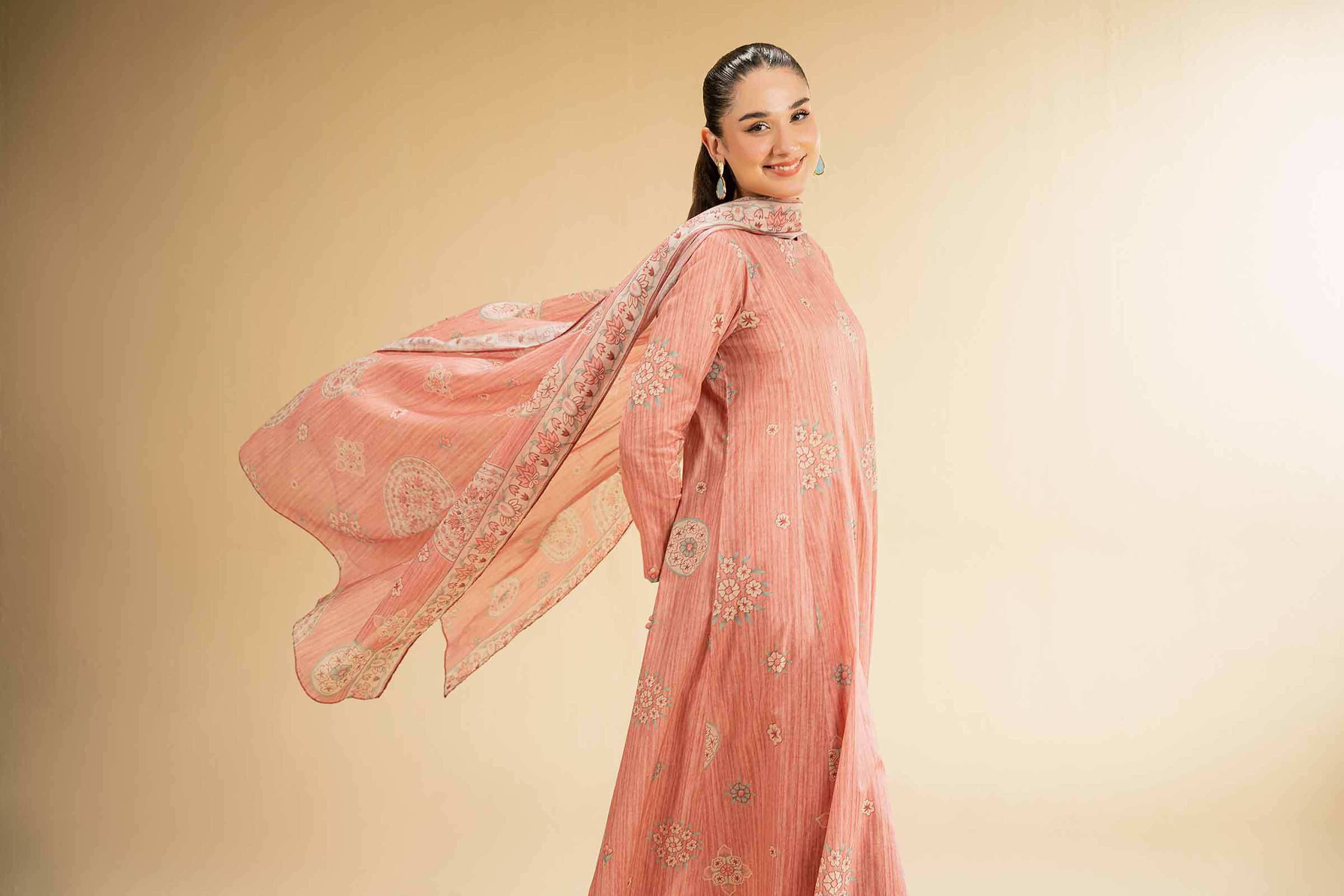 2 Piece - Printed Suit - 42501696 for Women - Unstitched Collection | Nishat | Shop Online