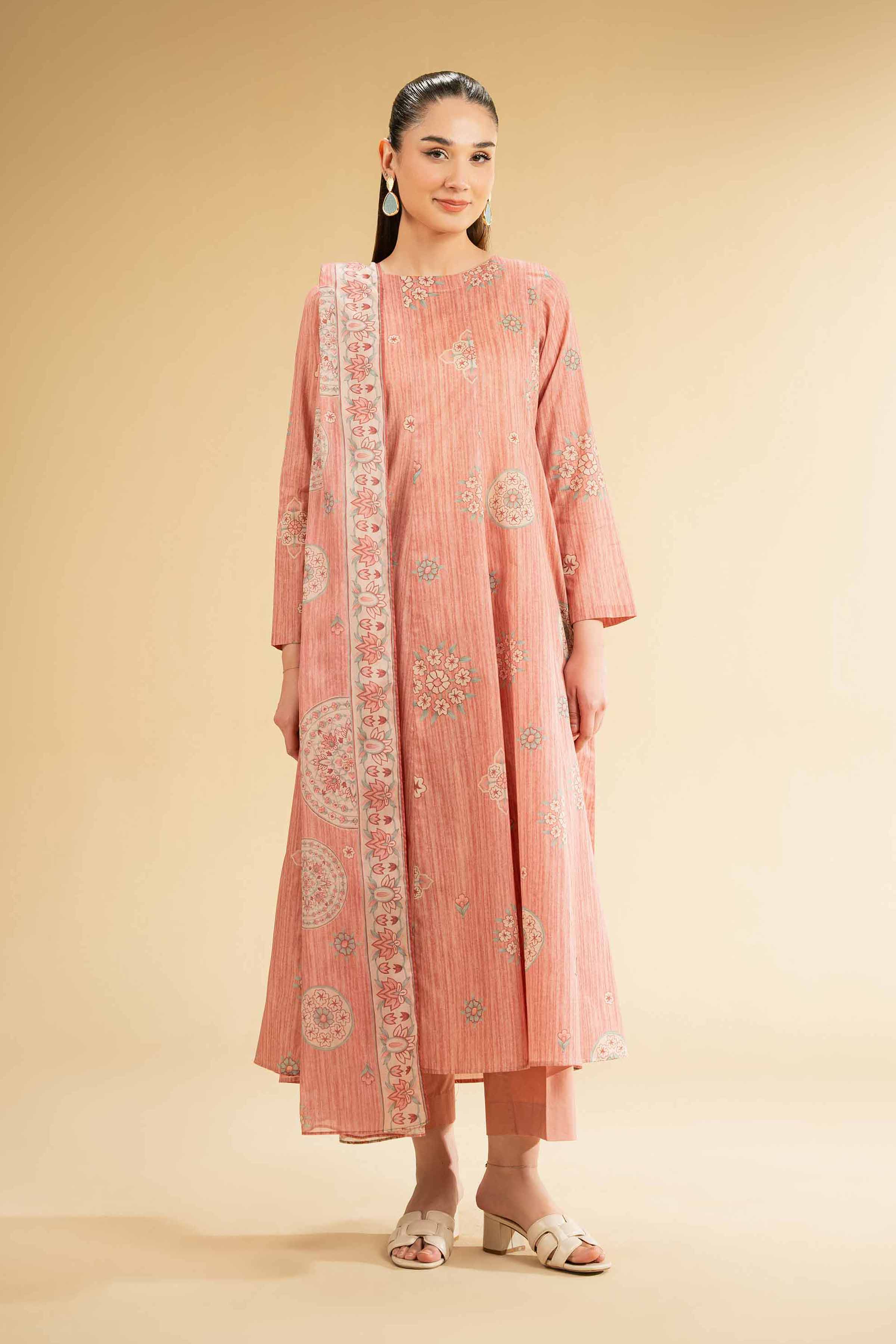 2 Piece - Printed Suit - 42501696 for Women - Unstitched Collection | Nishat | Shop Online
