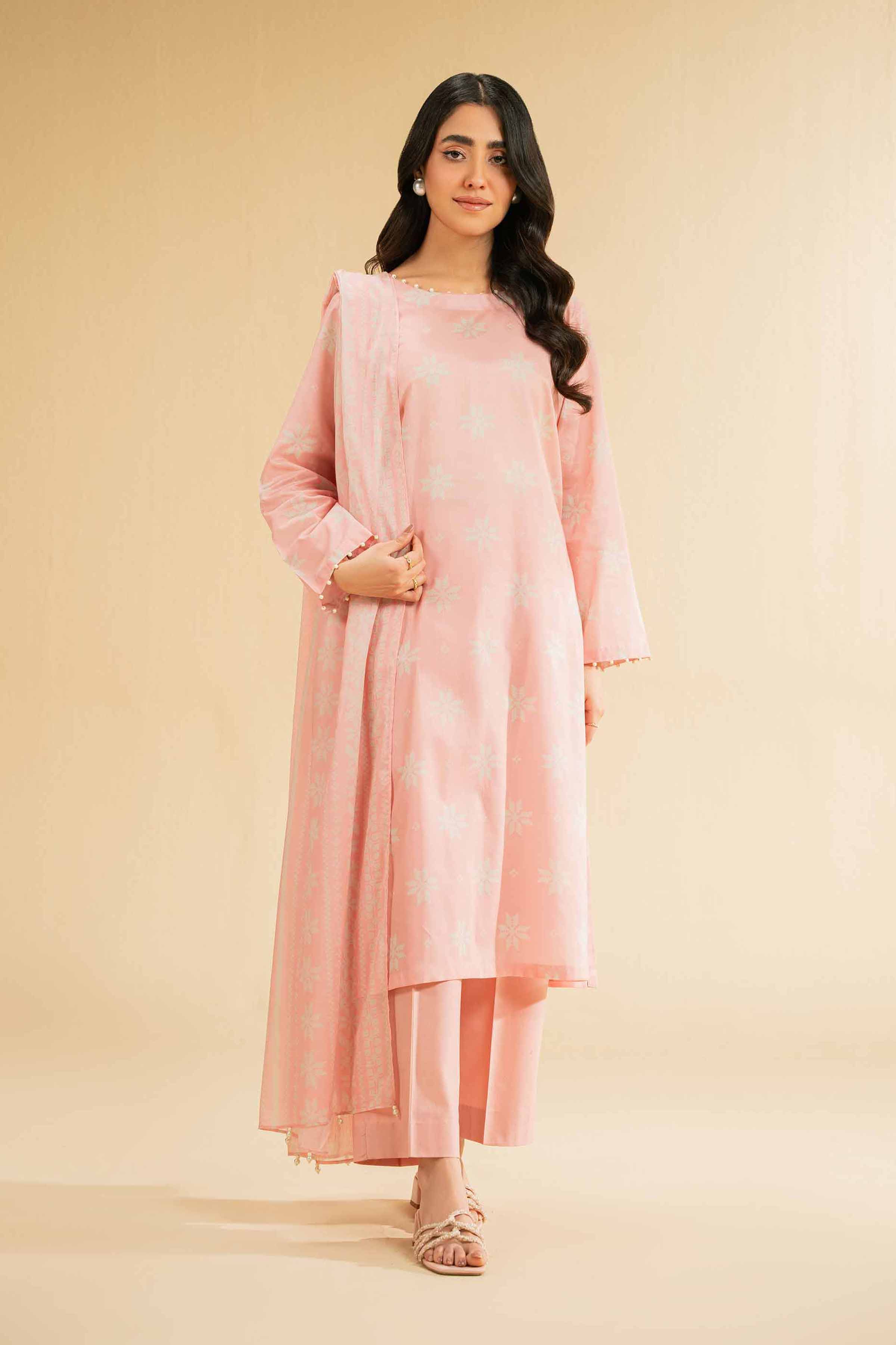 2 Piece - Printed Suit - 42501697 for Women - Unstitched Collection | Nishat | Shop Online