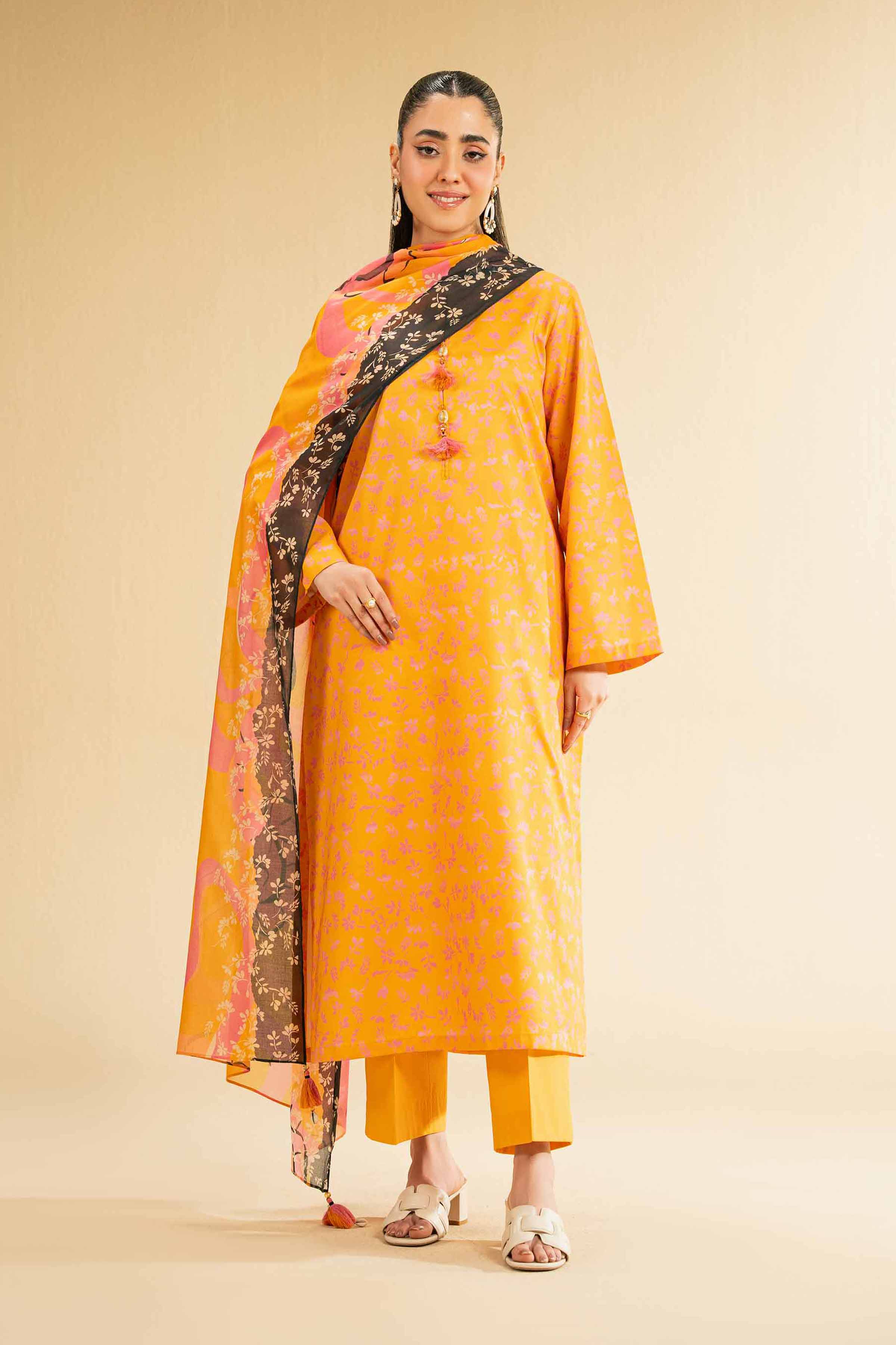 2 Piece - Printed Suit - 42501698 for Women - Unstitched Collection | Nishat | Shop Online