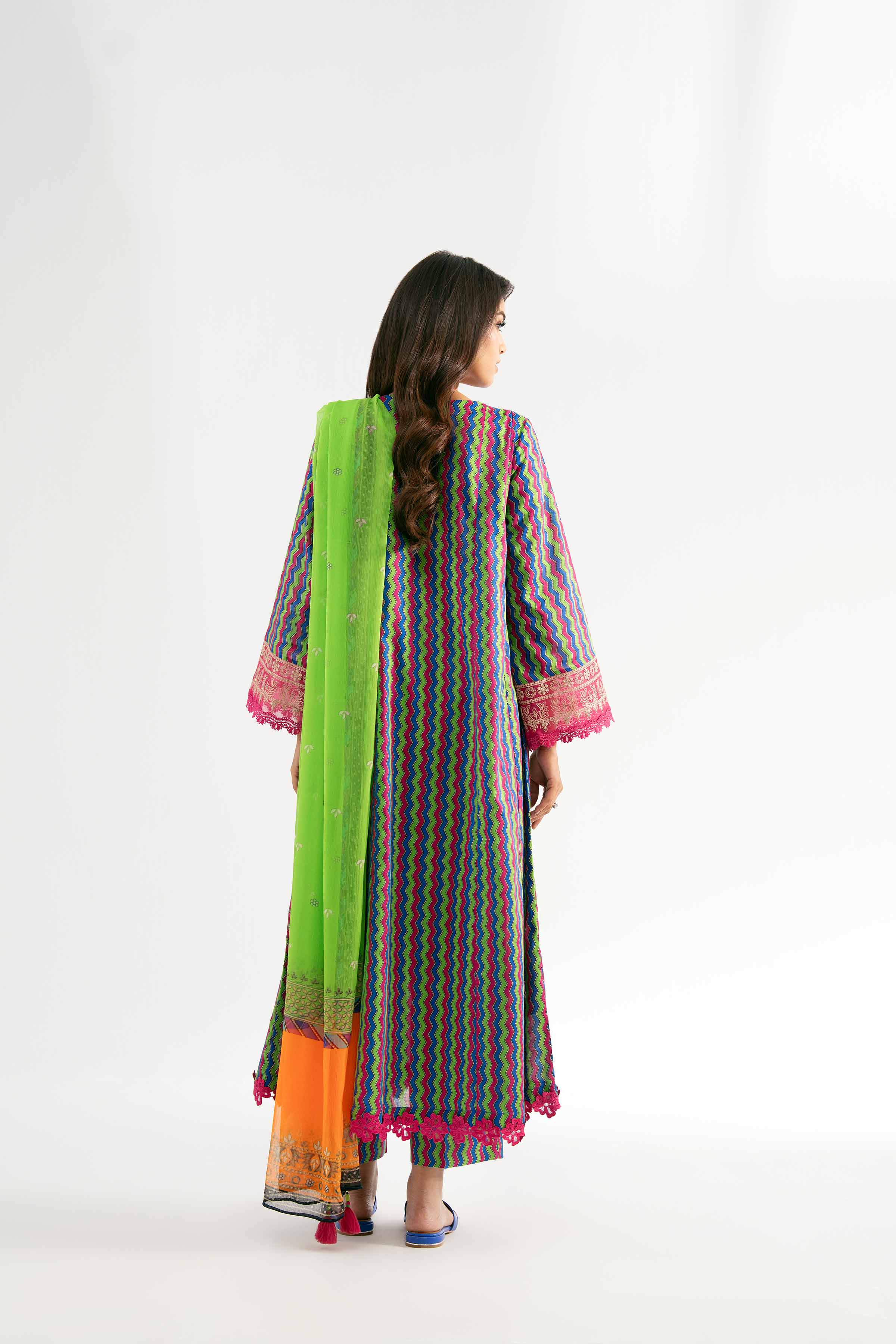 3 Piece - Digital Printed Embroidered Suit - 42501699 for Women - Unstitched Collection | Nishat | Shop Online