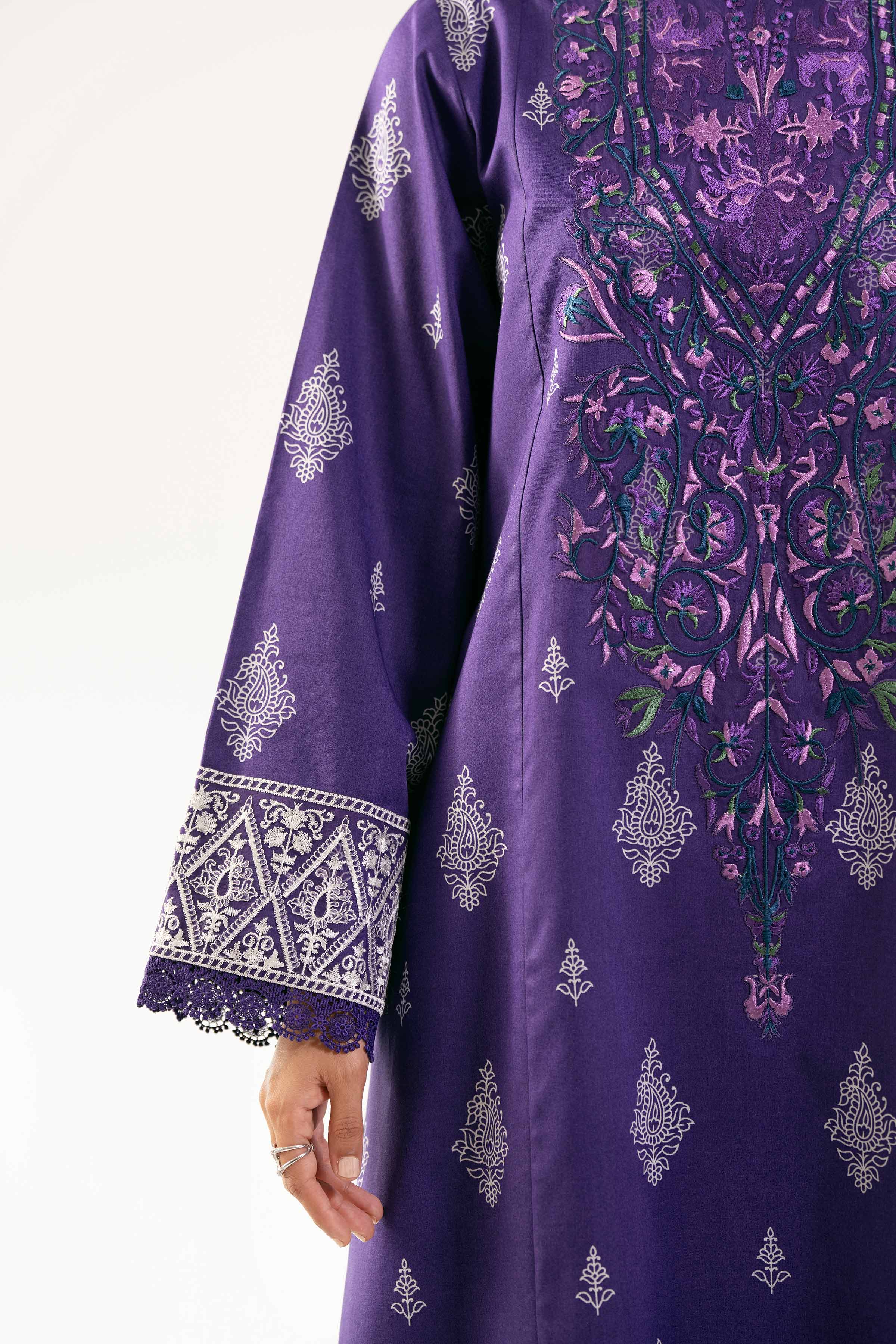 3 Piece - Digital Printed Embroidered Suit - 42501701 for Women - Unstitched Collection | Nishat | Shop Online