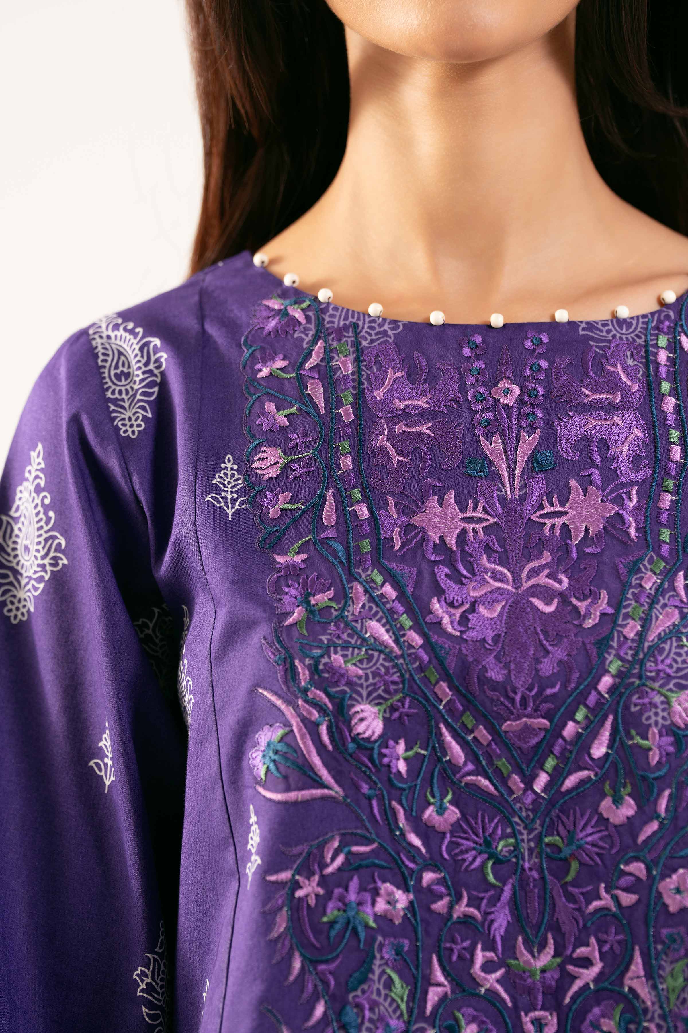 3 Piece - Digital Printed Embroidered Suit - 42501701 for Women - Unstitched Collection | Nishat | Shop Online