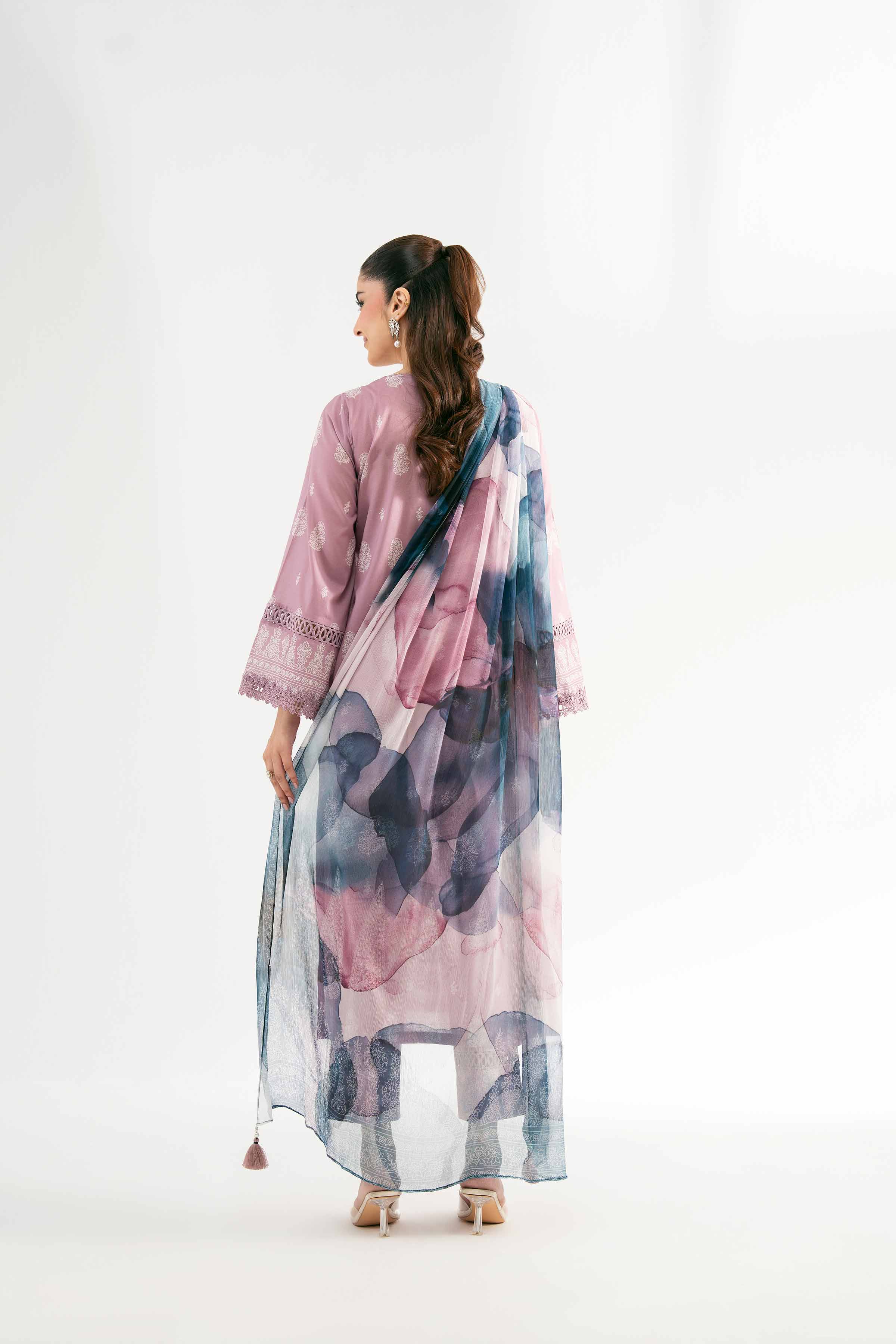 3 Piece - Digital Printed Embroidered Suit - 42501702 for Women - Unstitched Collection | Nishat | Shop Online