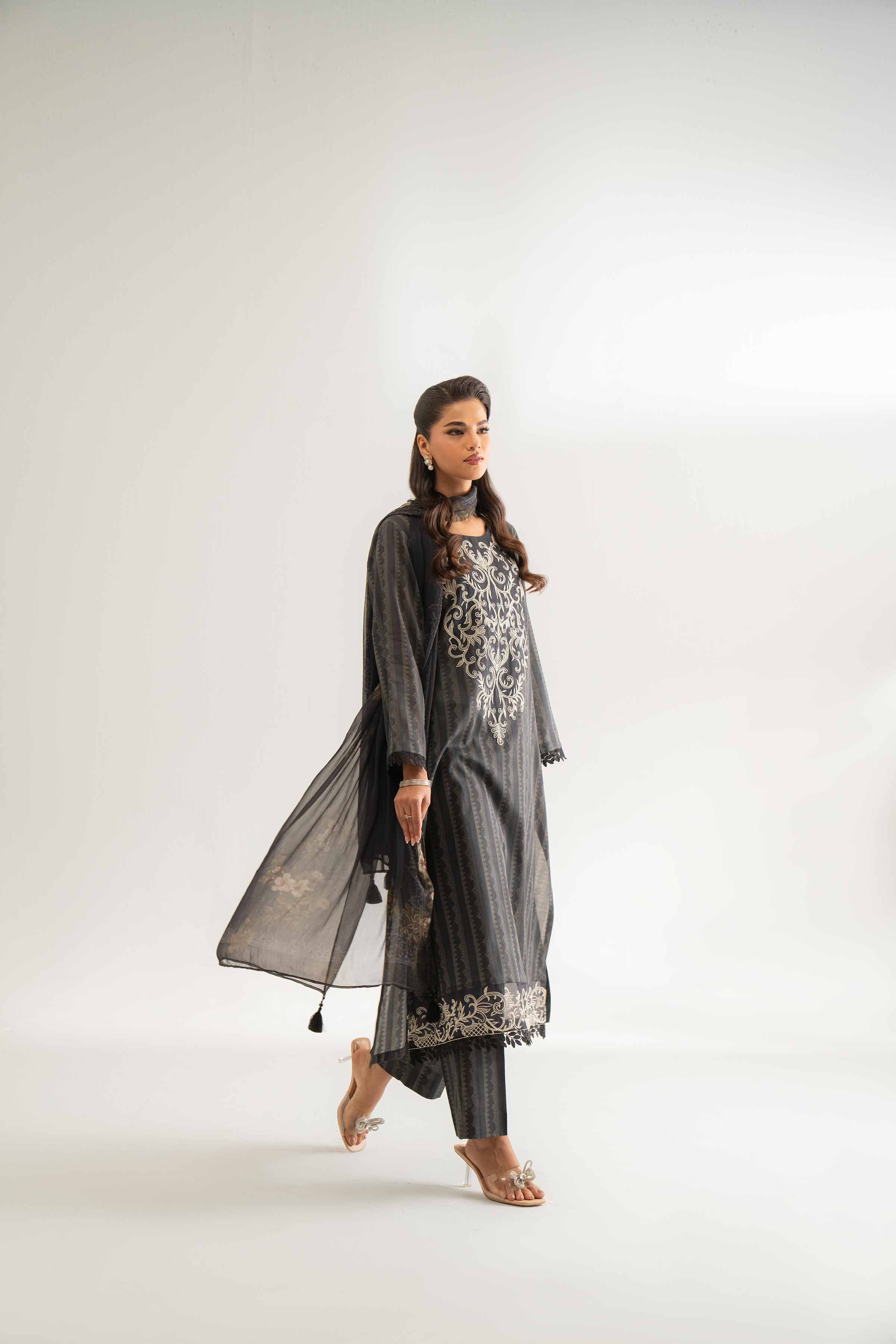 3 Piece - Digital Printed Embroidered Suit - 42501703 for Women - Unstitched Collection | Nishat | Shop Online