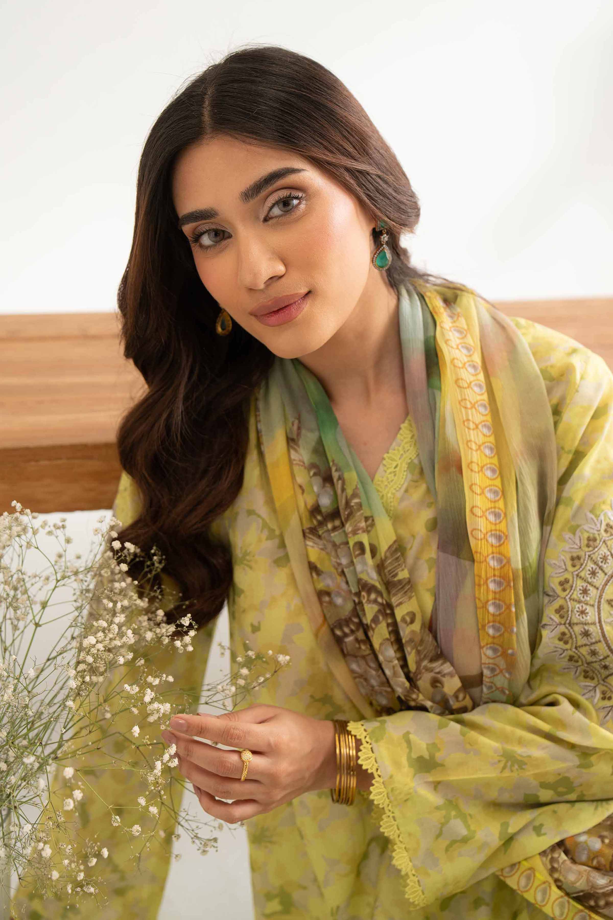 3 Piece - Digital Printed Embroidered Suit - 42501704 for Women - Unstitched Collection | Nishat | Shop Online